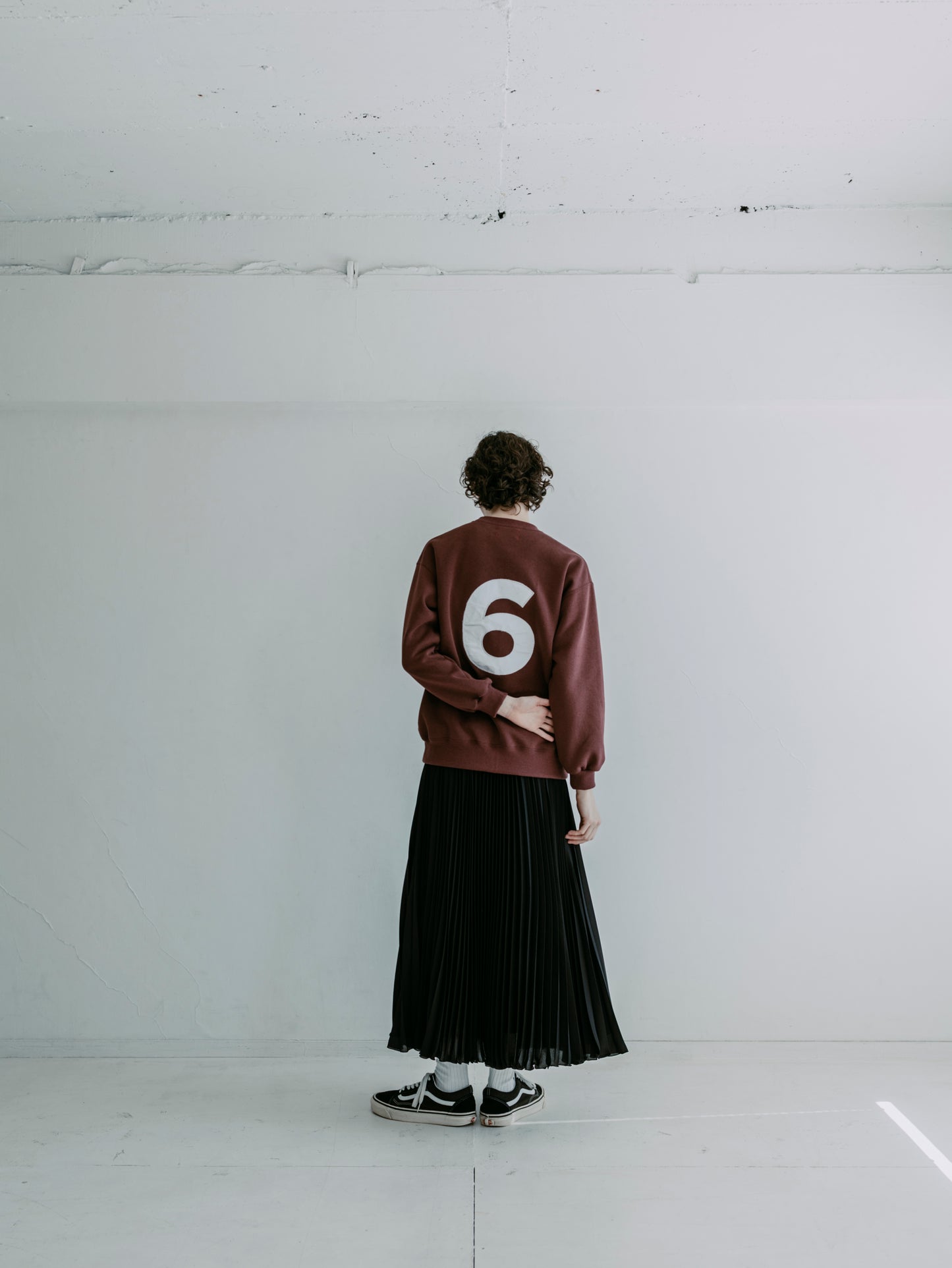 FLOWER WAIST PLEATED SKIRT