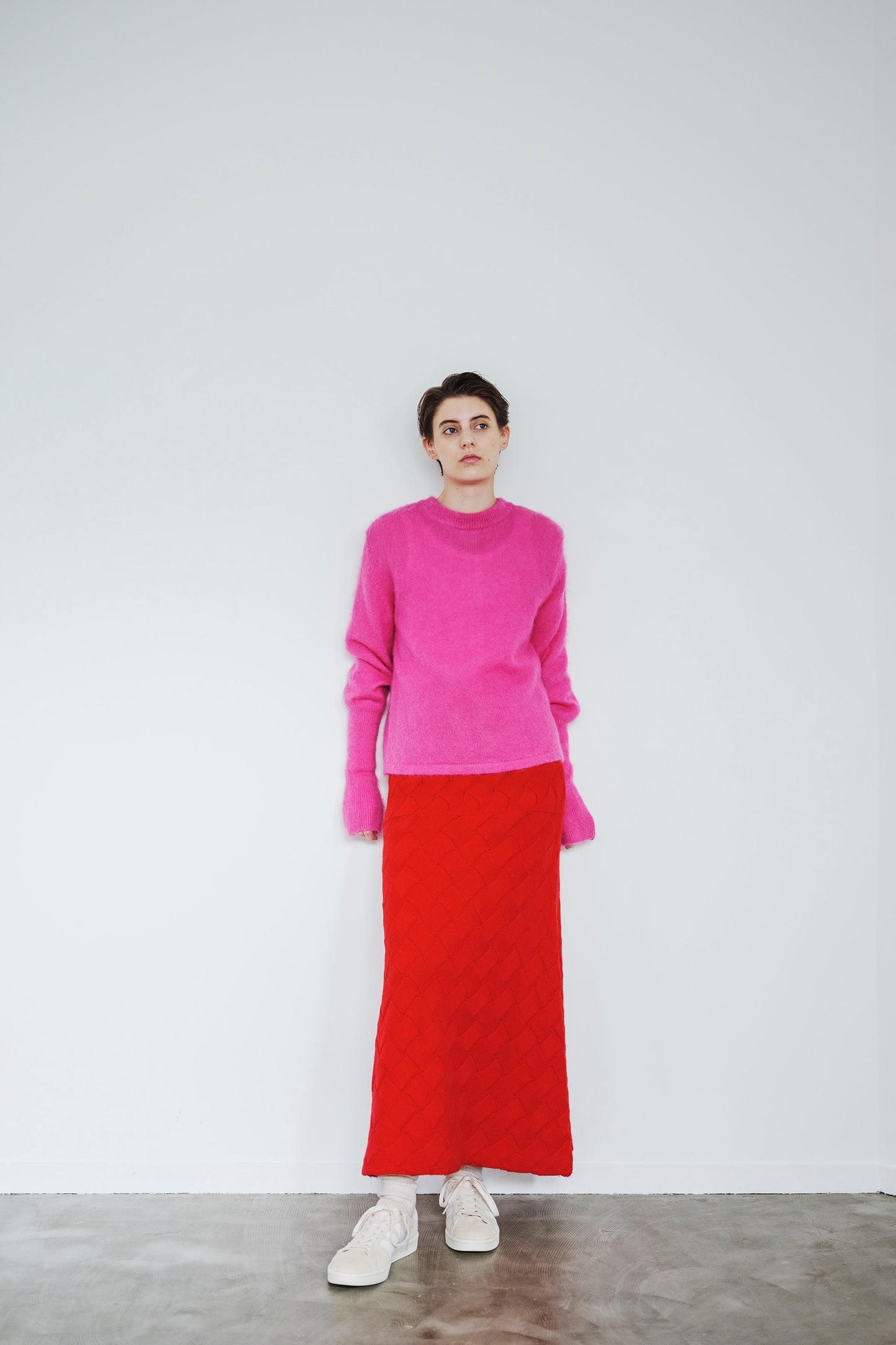 FLARE KNIT SKIRT