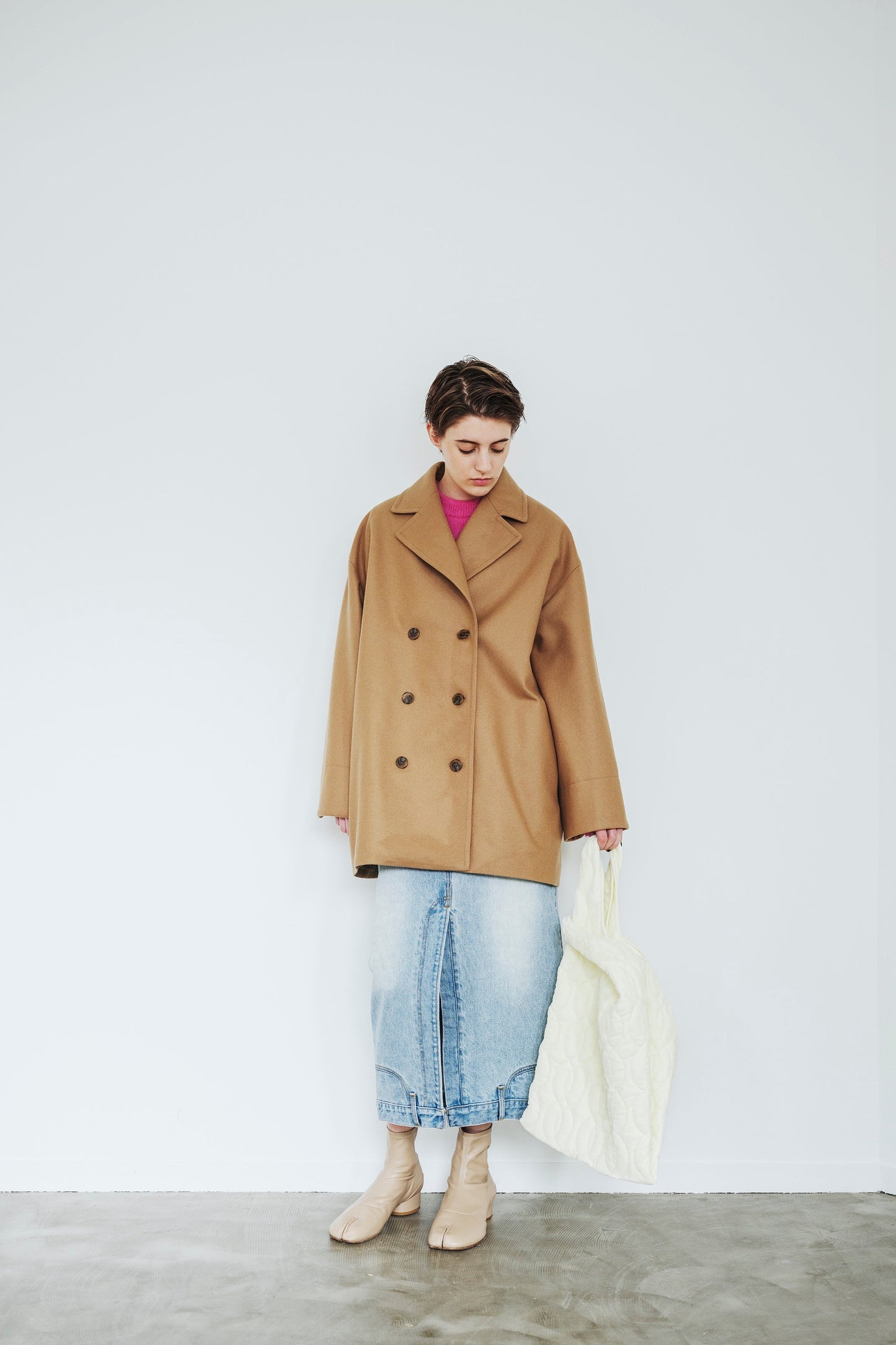 DENIME UPSIDE-DOWN SKIRT
