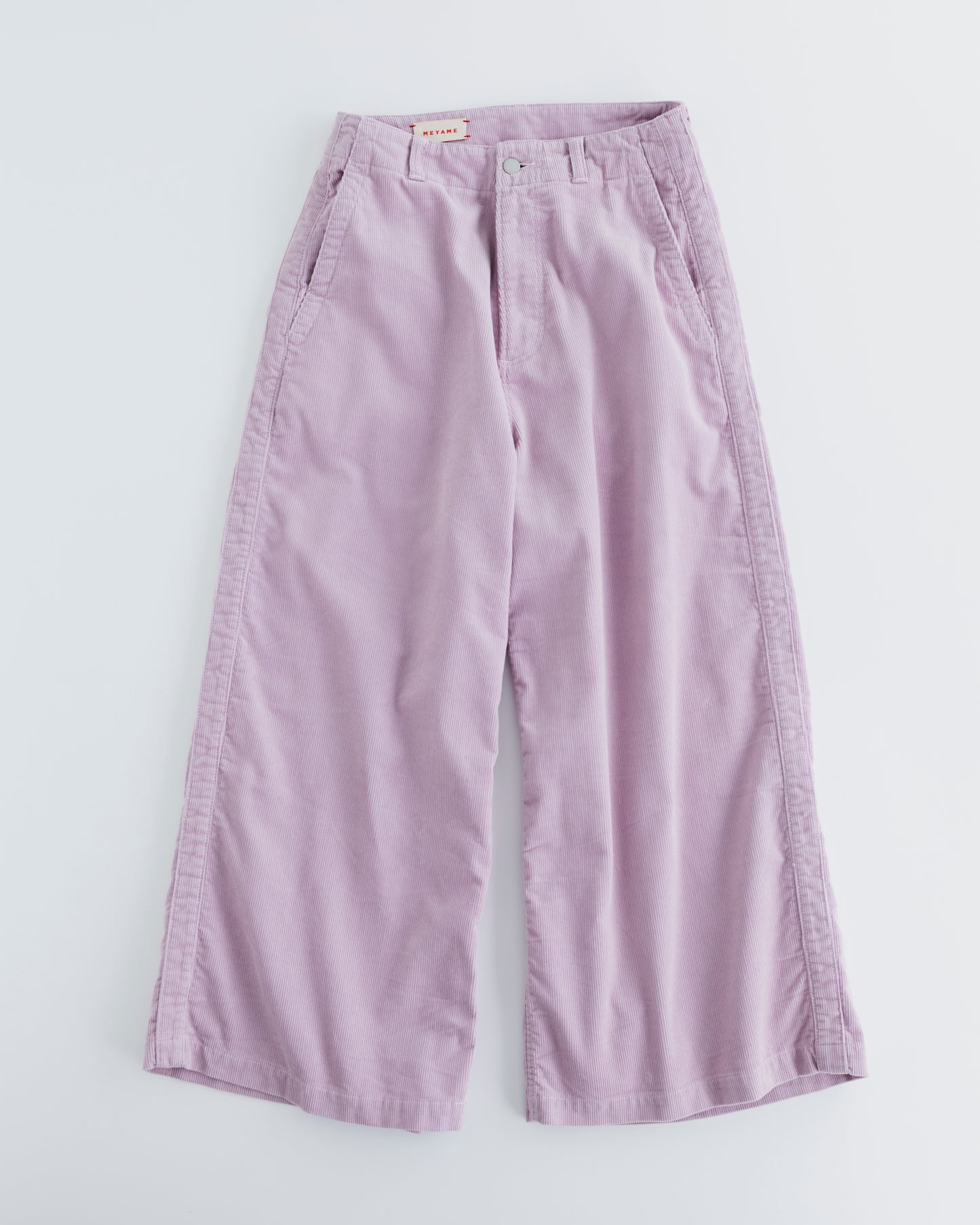 CORDUROY SIDE LINE WIDE PANTS