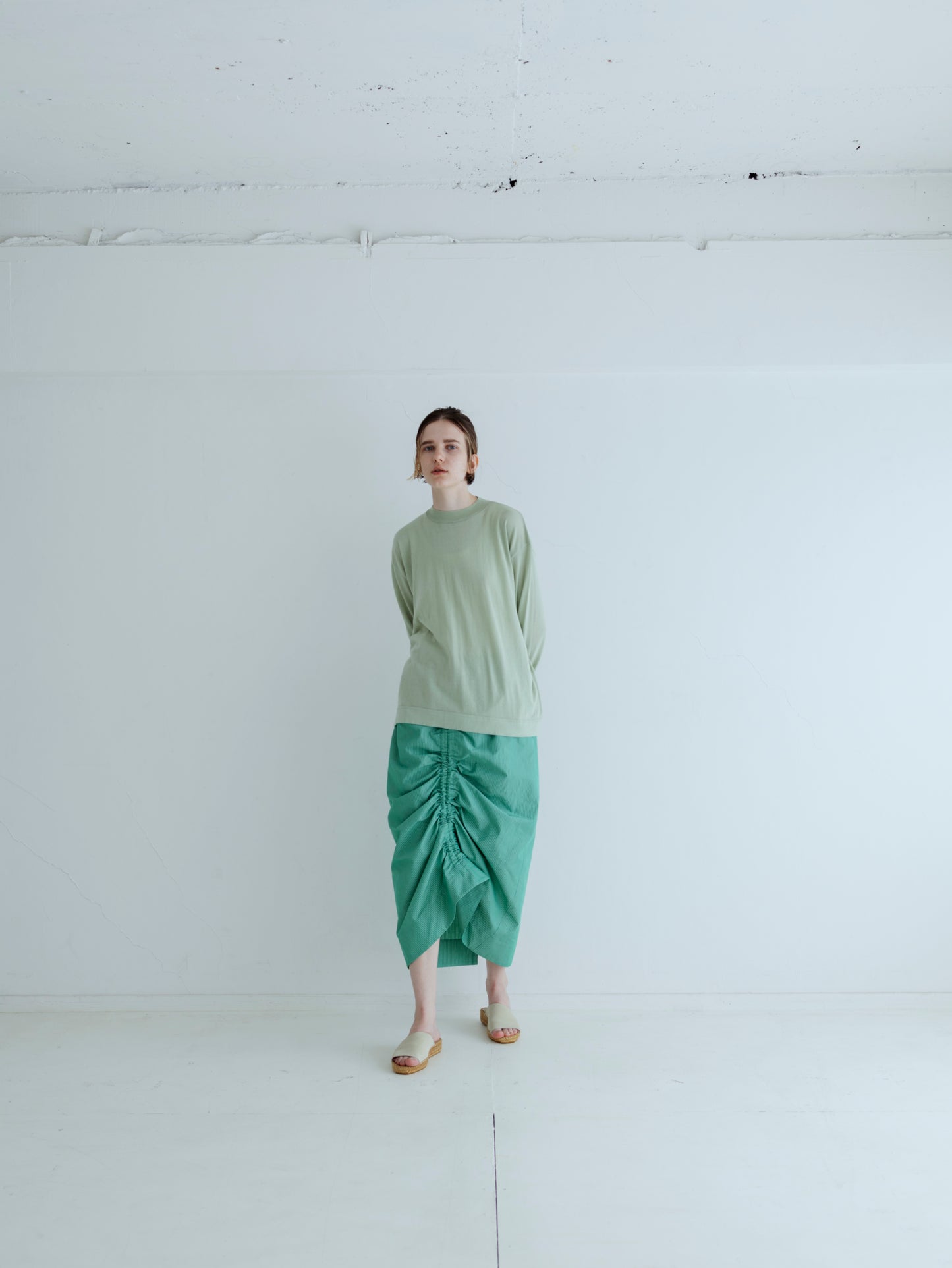 GATHERED SKIRT