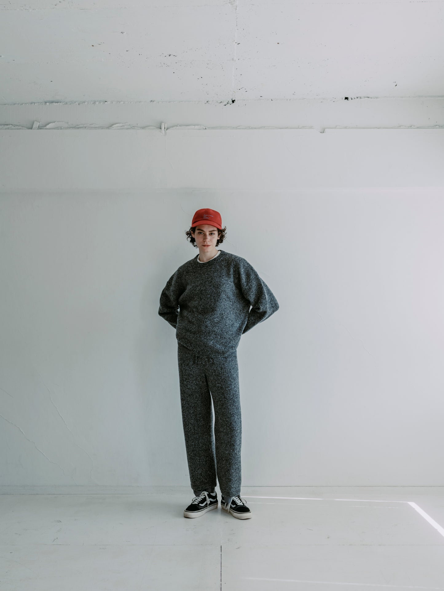 WOOL EMBROIDELY CAP (TATEYOMI)