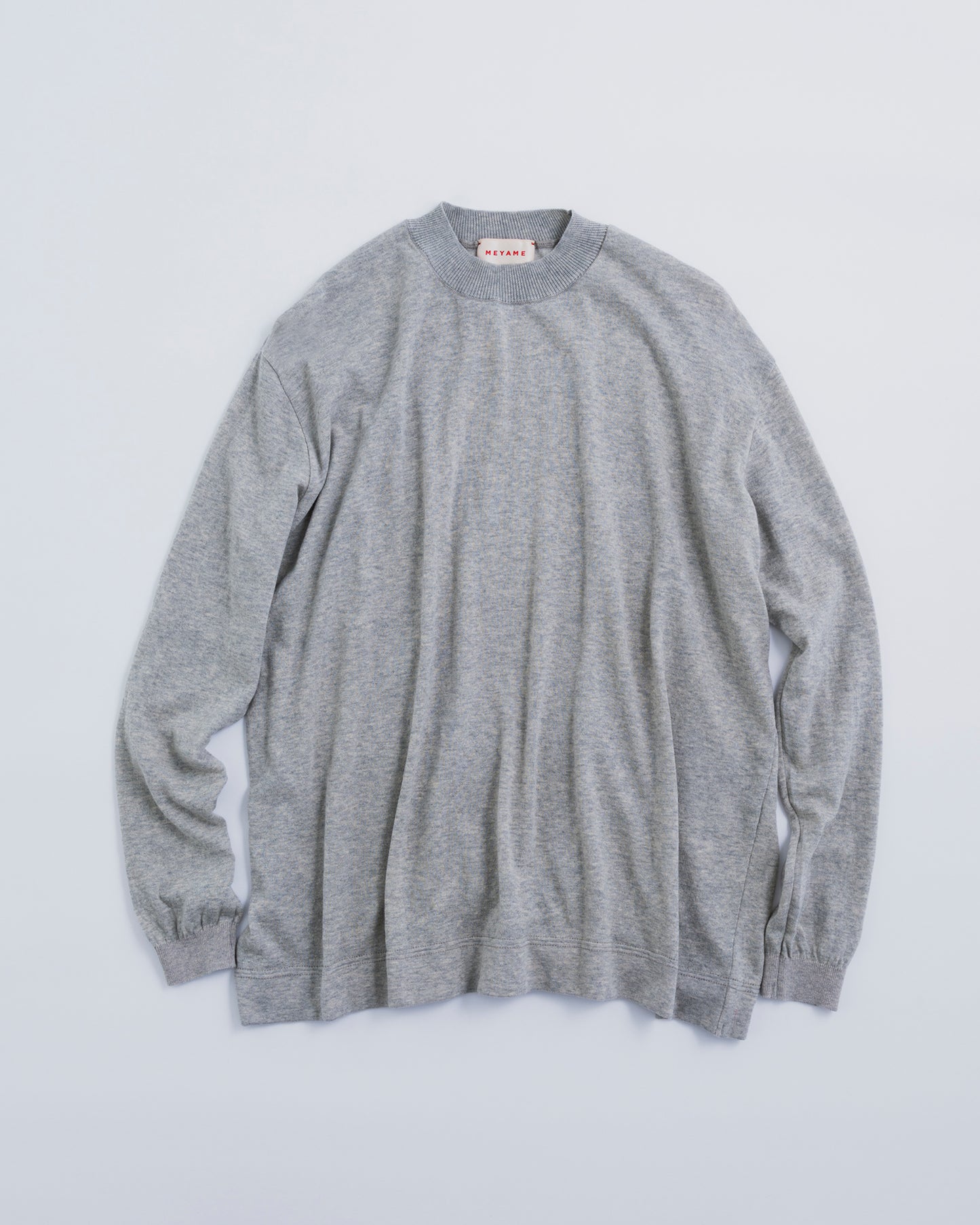 COTTON KNIT LONG SLEEVE TEE