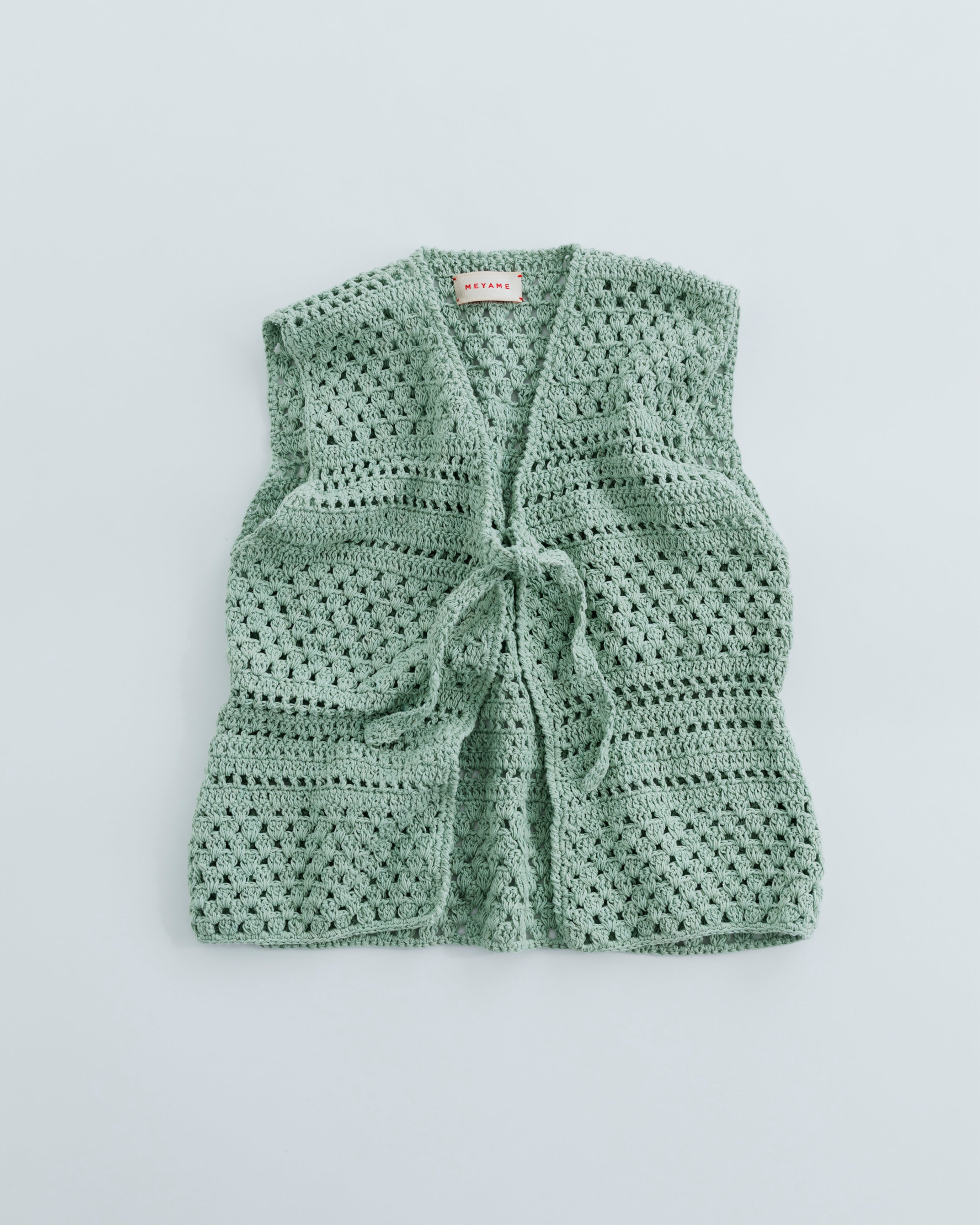 HANDMADE COTTON KNIT VEST – MEYAME