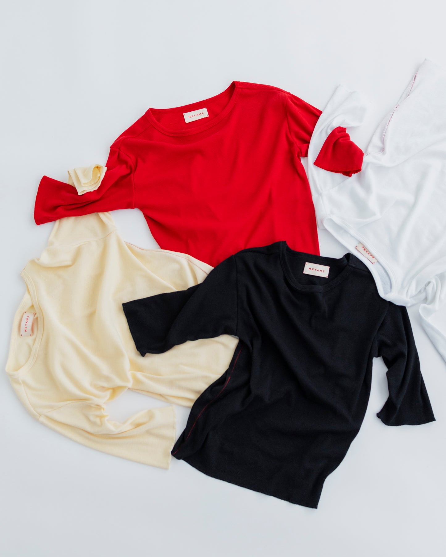 RIB HALF-SLEEVE TEE