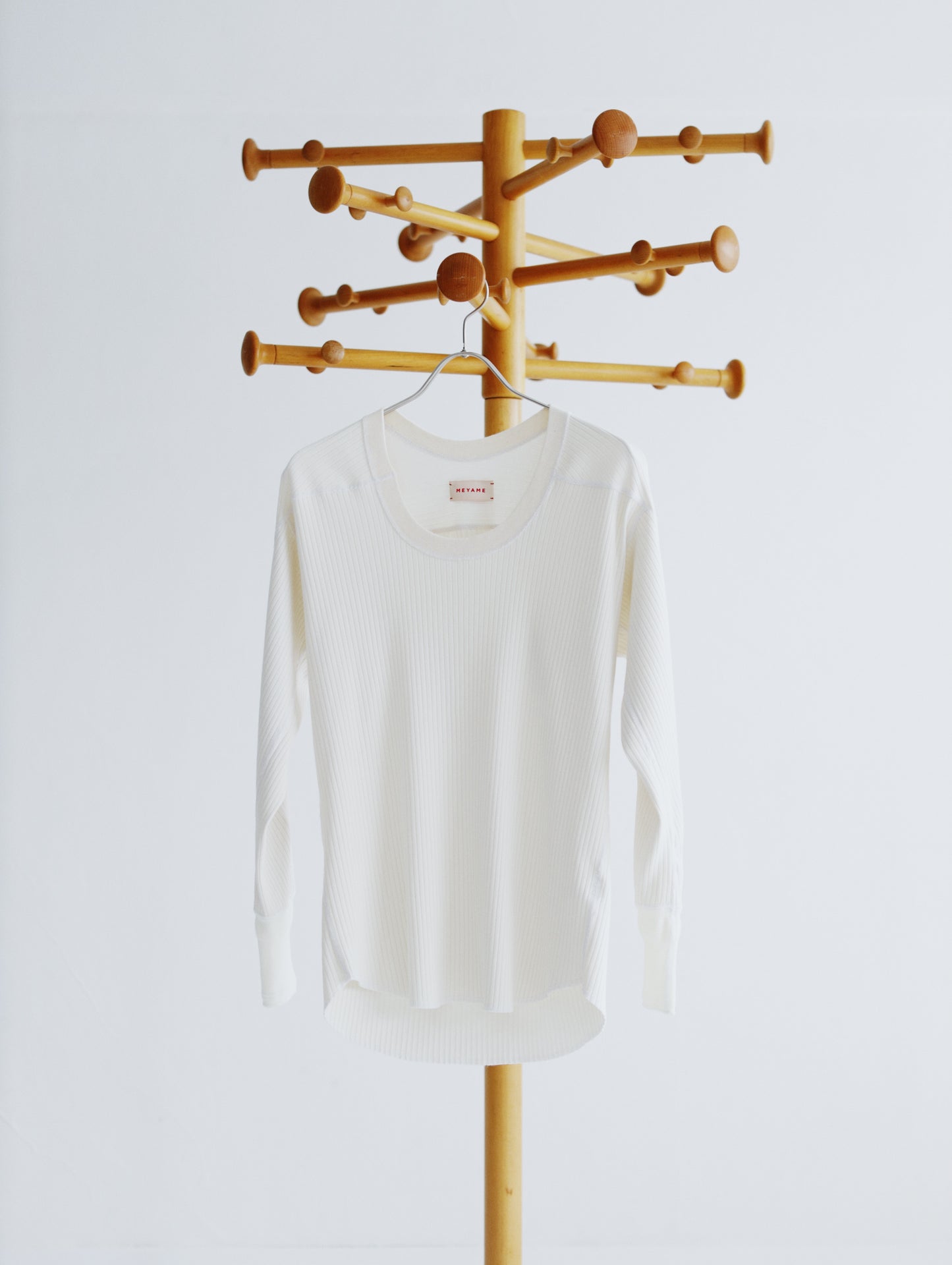 OBLONG NECK RIB PULLOVER