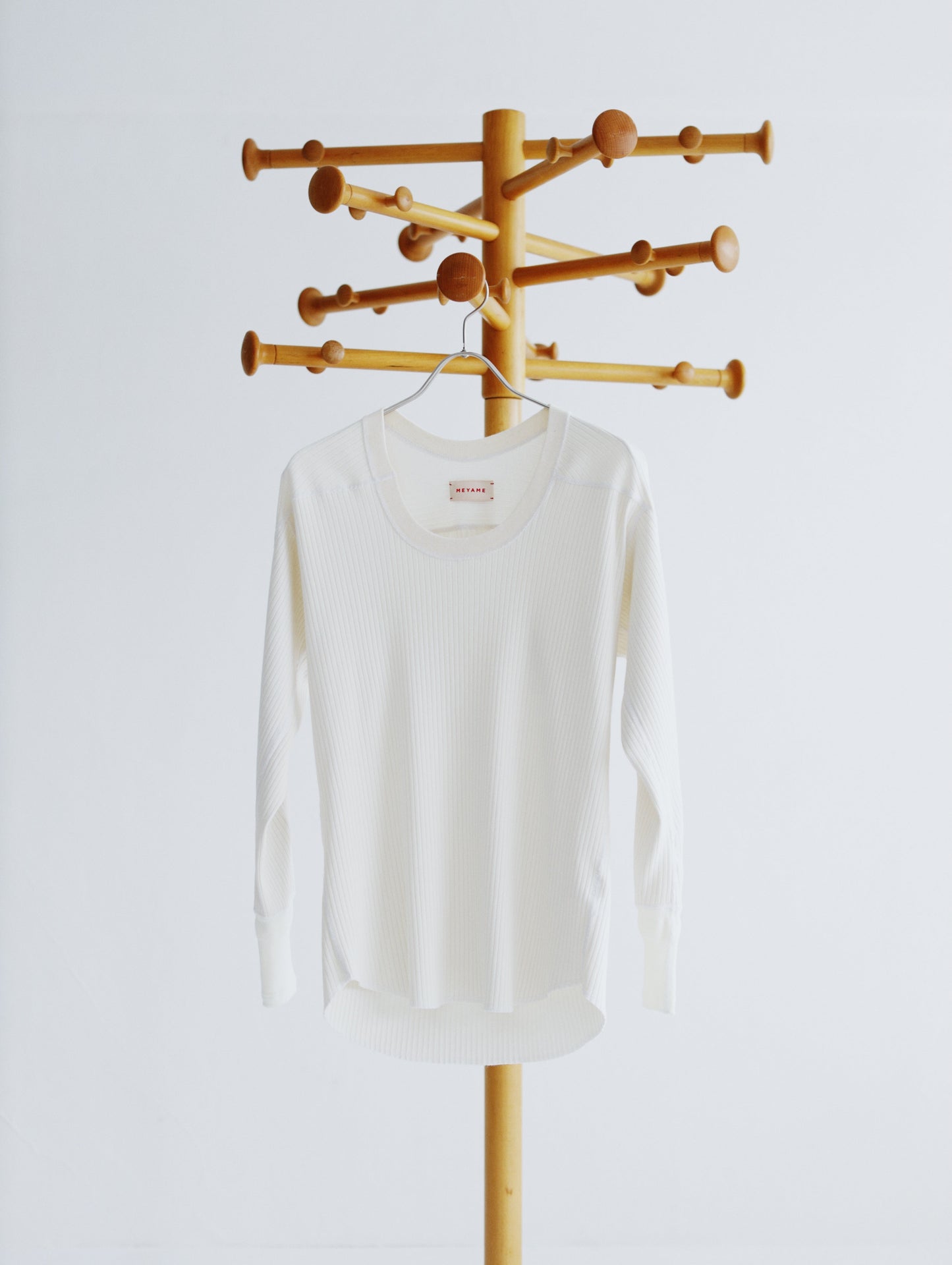 OBLONG NECK RIB PULLOVER