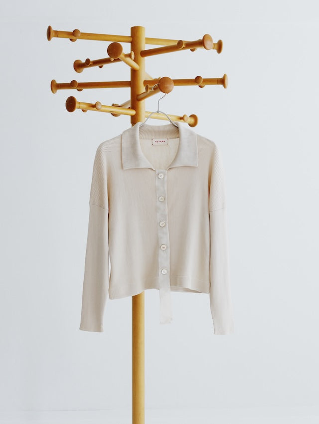 RIB KNIT CARDIGAN