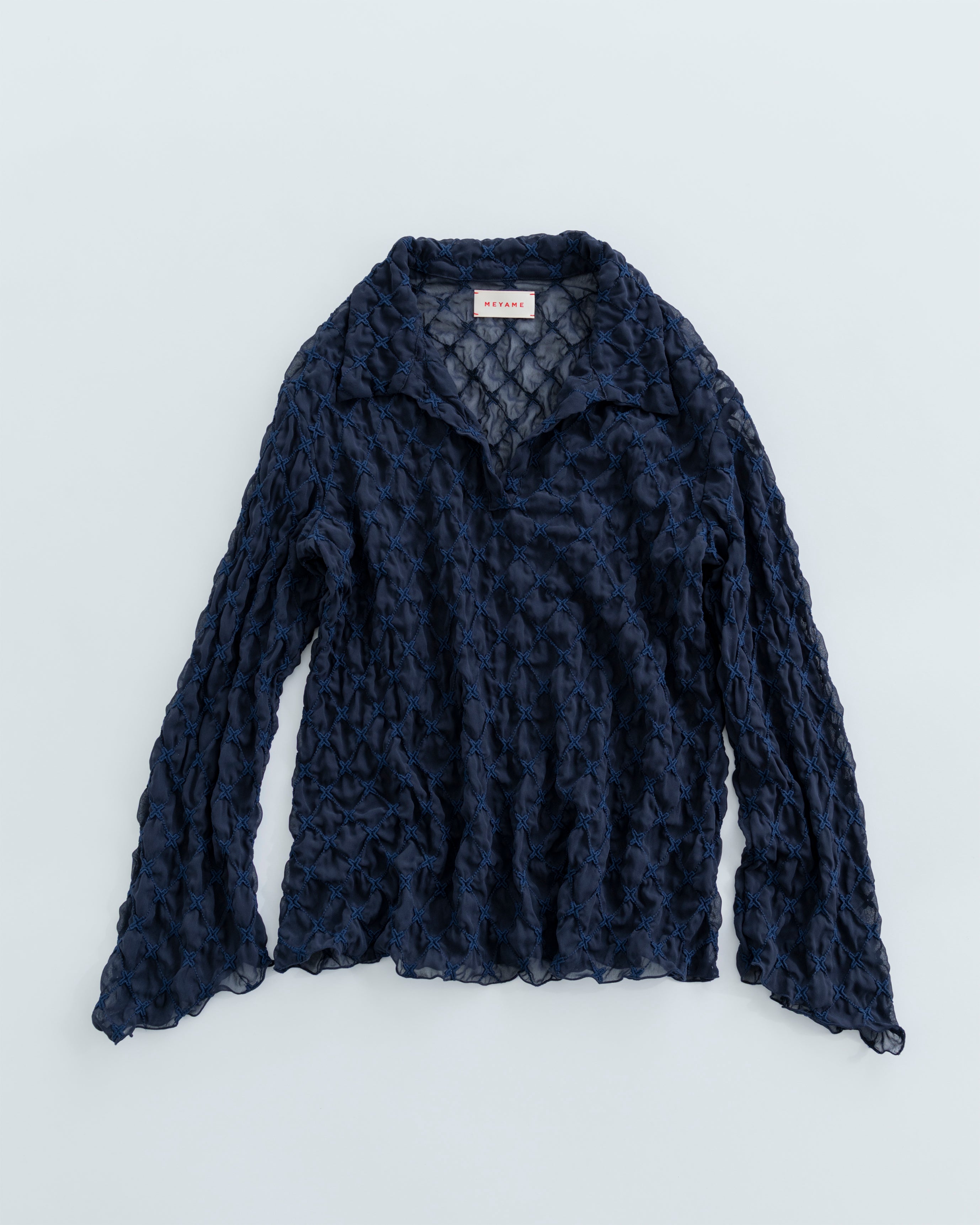 【未使用品】MEYAME LACE SKIPPER BLOUSE LACE SKIPPER BLOUSE – MEYAME