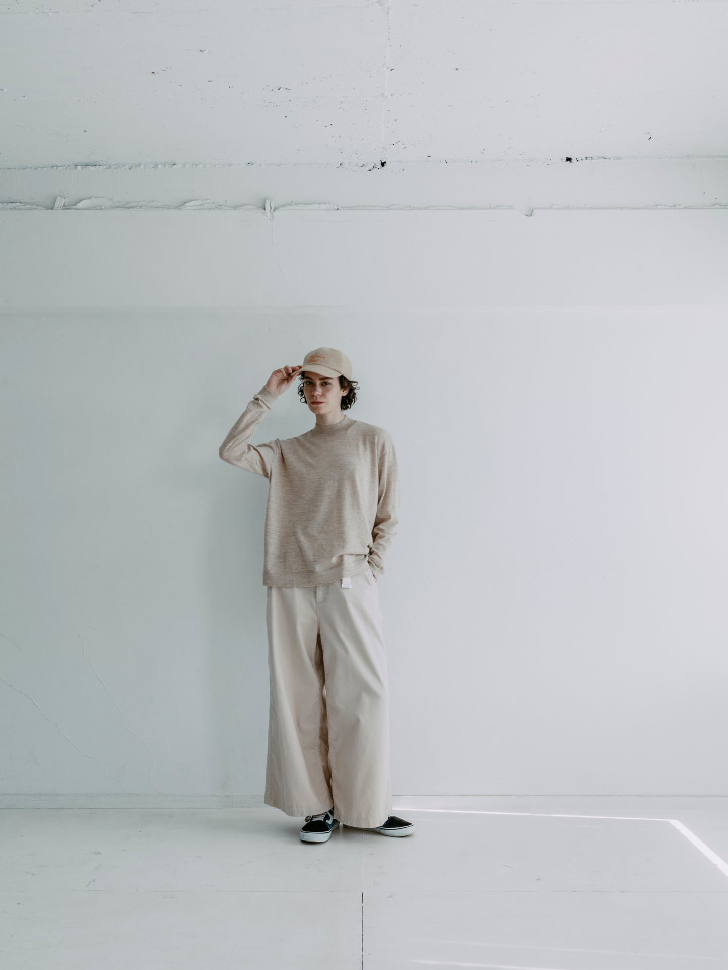 WOOL EMBROIDELY CAP (TATEYOMI)