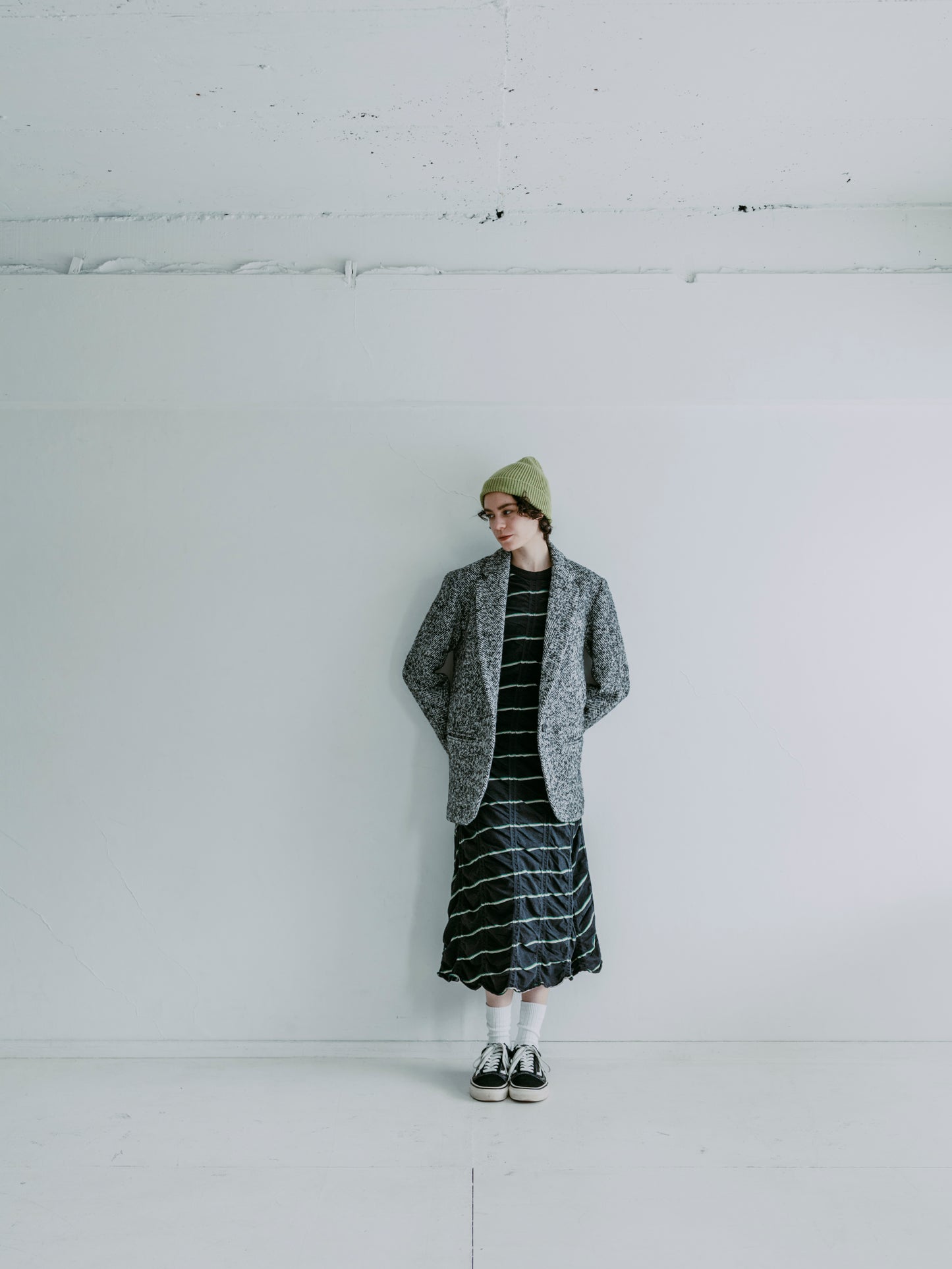 FINE WOOL KNIT CAP