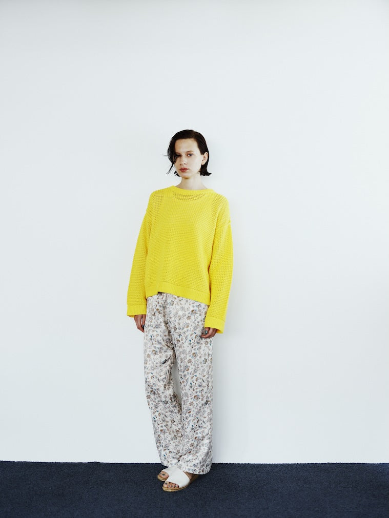 COTTON KNIT SHORT PULLOVER