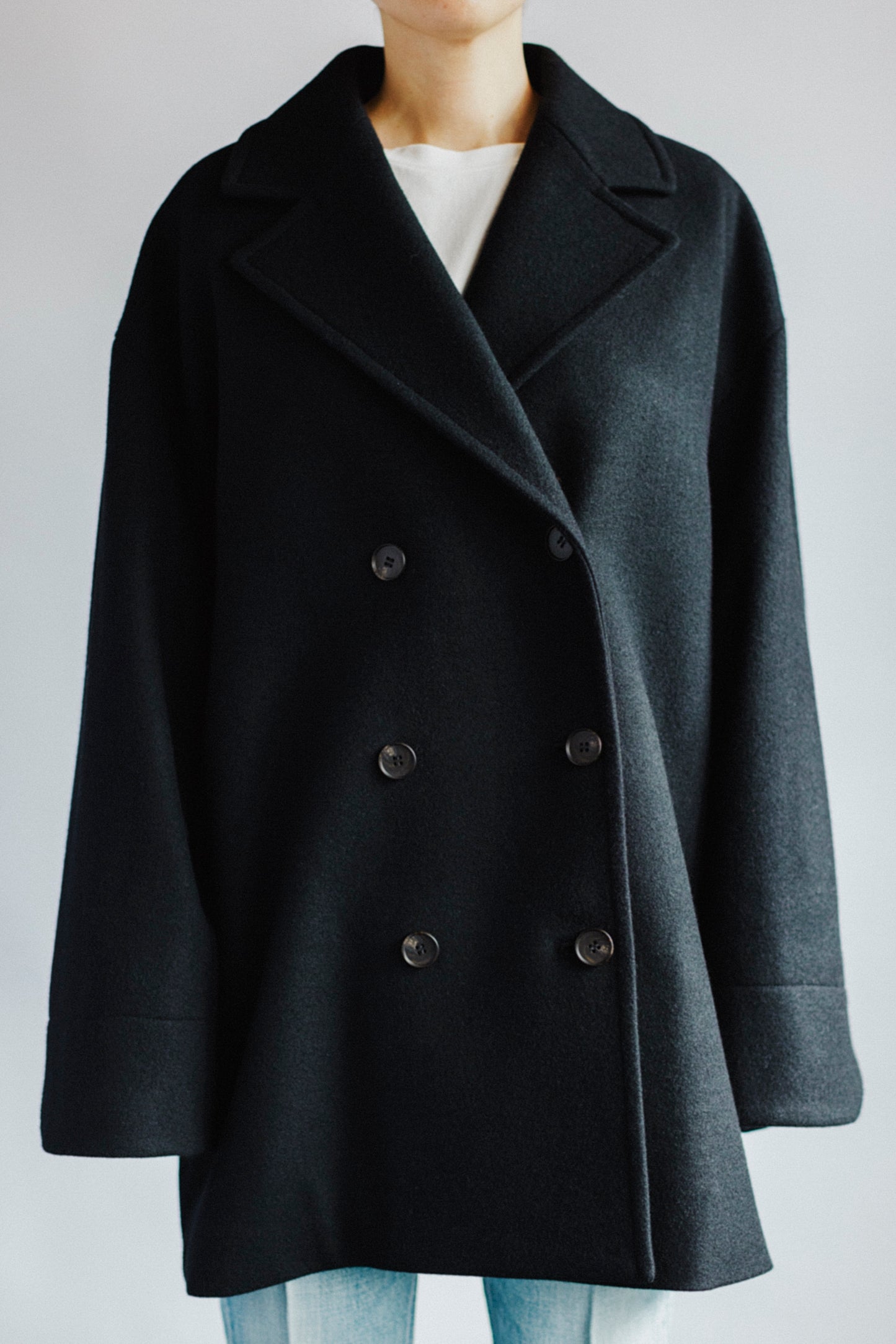 WOOL DOUBLE COAT