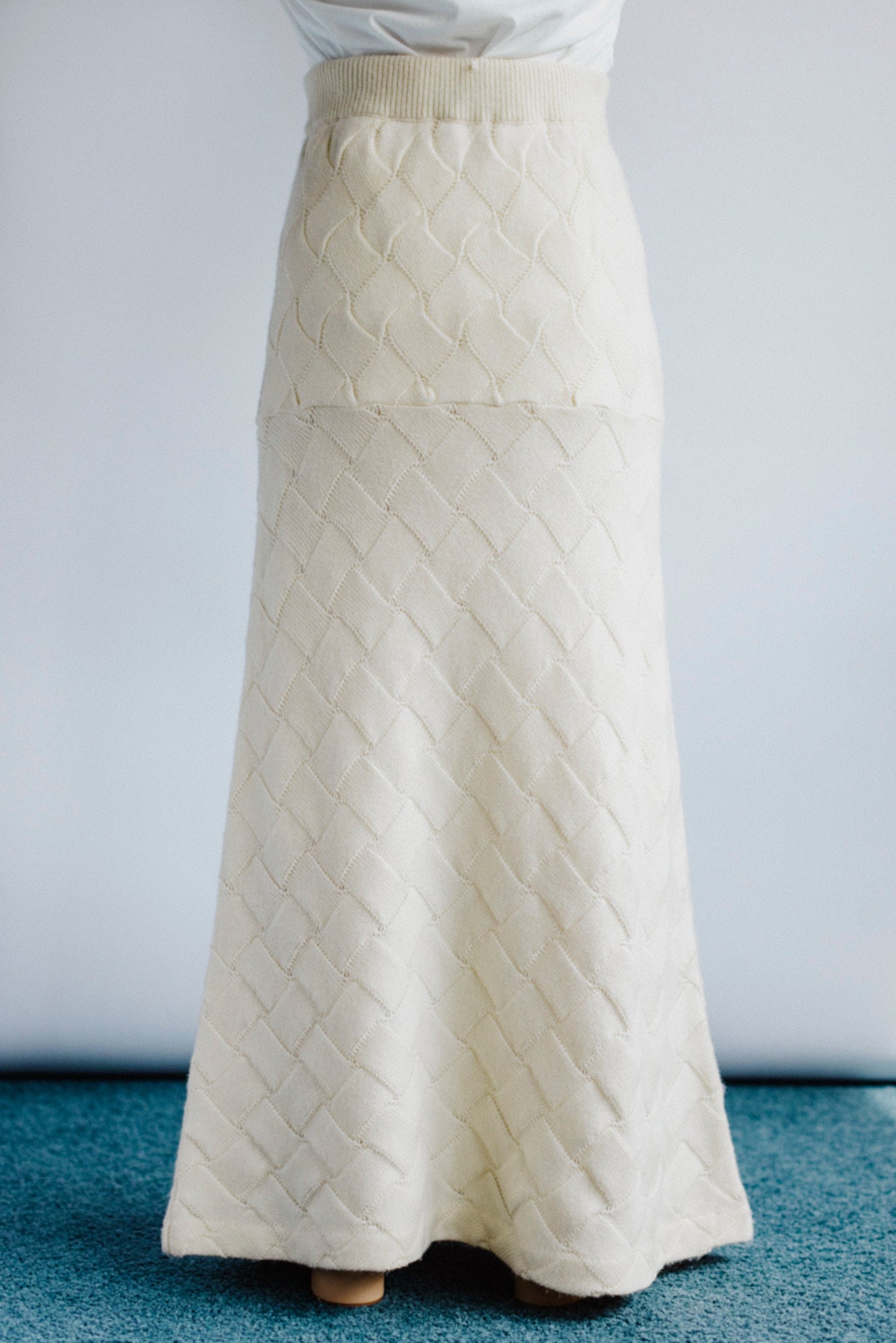 FLARE KNIT SKIRT