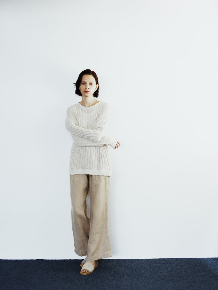 SILK RIB PULLOVER
