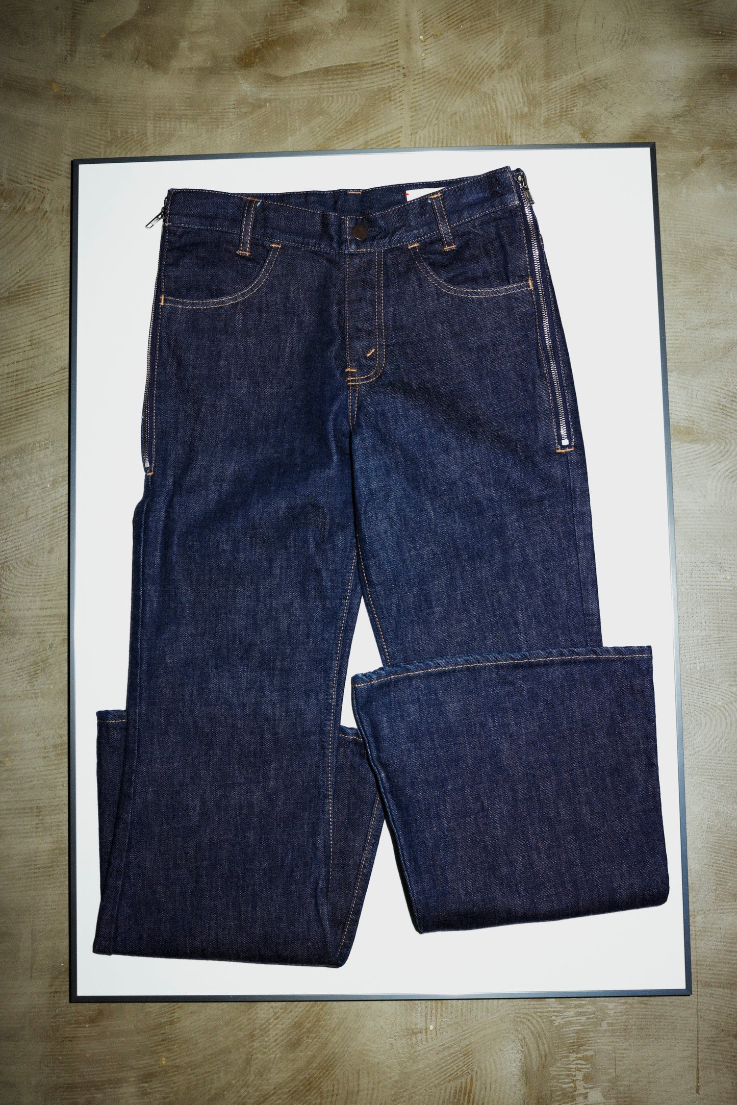 SIDE ZIP FLARE JEAN