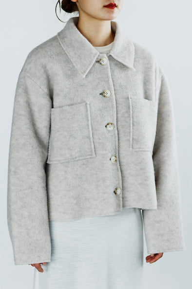 LIGHT WOOL SHORT JACKET