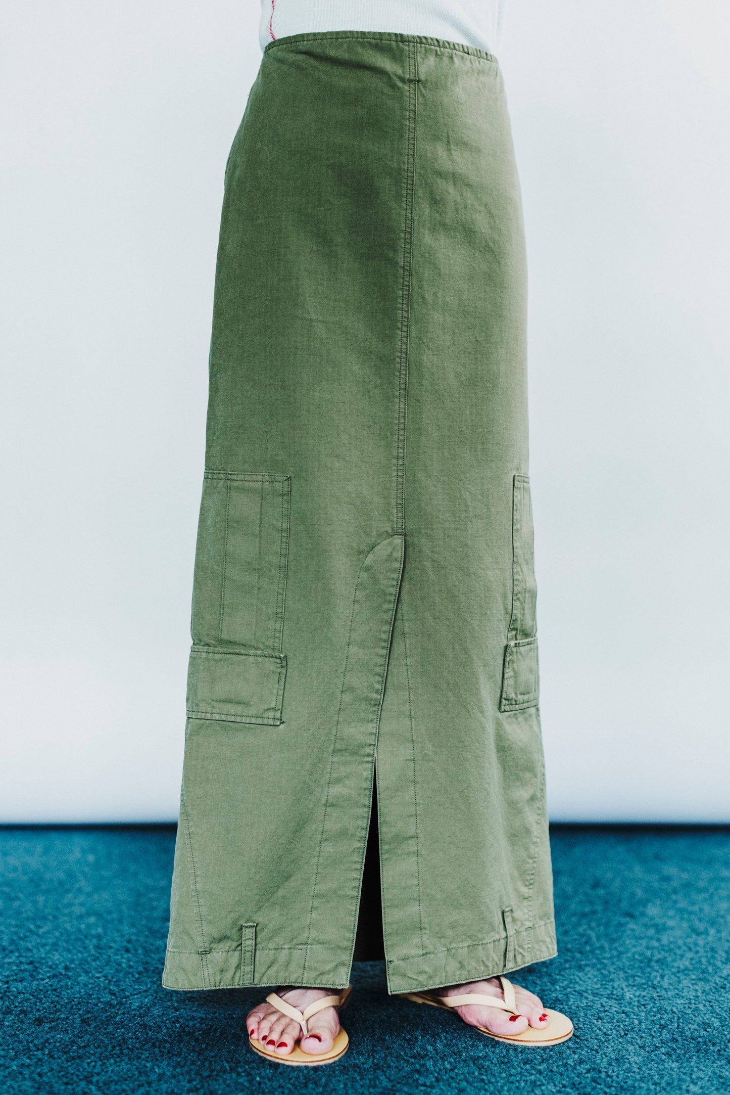 ARMY UP SIDE DOWN SKIRT
