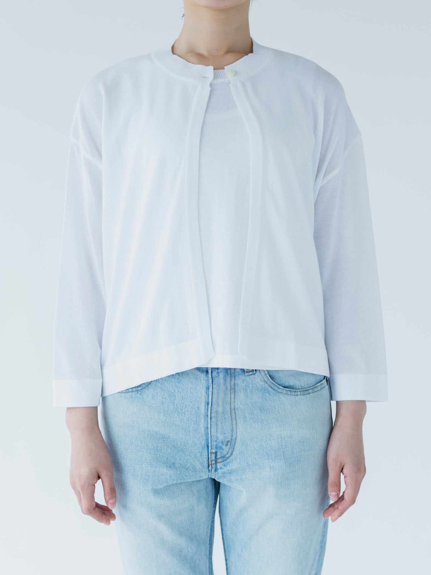 COTTON KNIT CARDIGAN