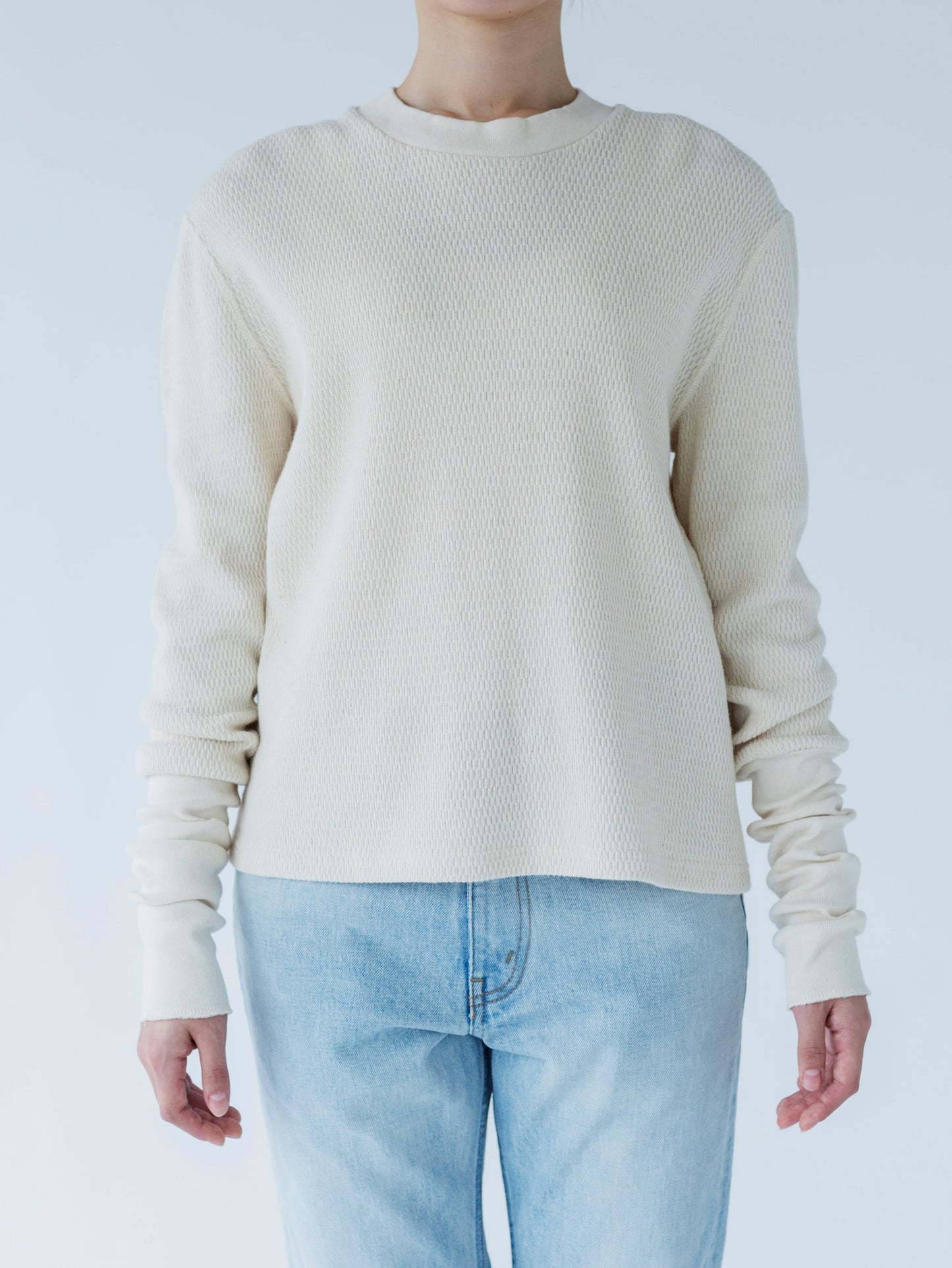 FRONT AND BACK RIB PULLOVER