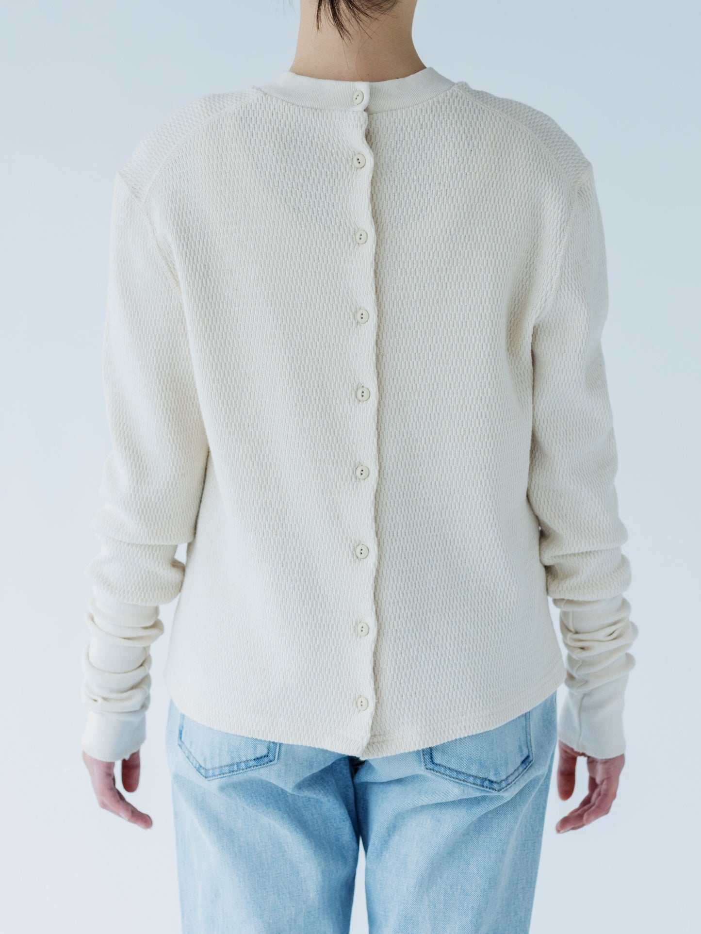 FRONT AND BACK RIB PULLOVER