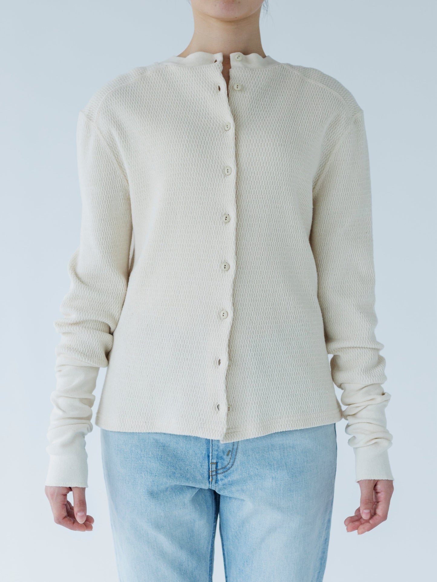 FRONT AND BACK RIB PULLOVER