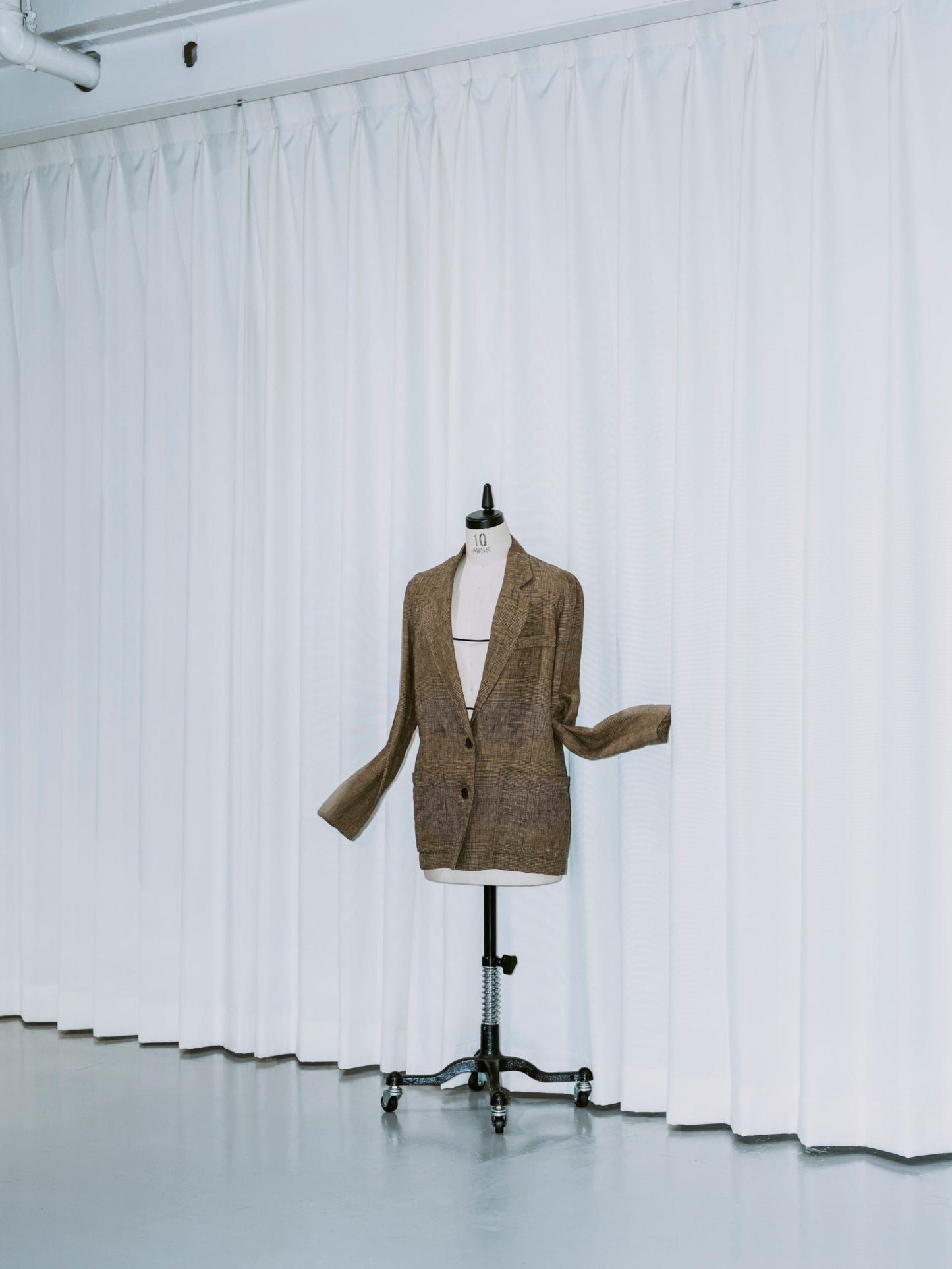 GLENCHECK LINEN JACKET