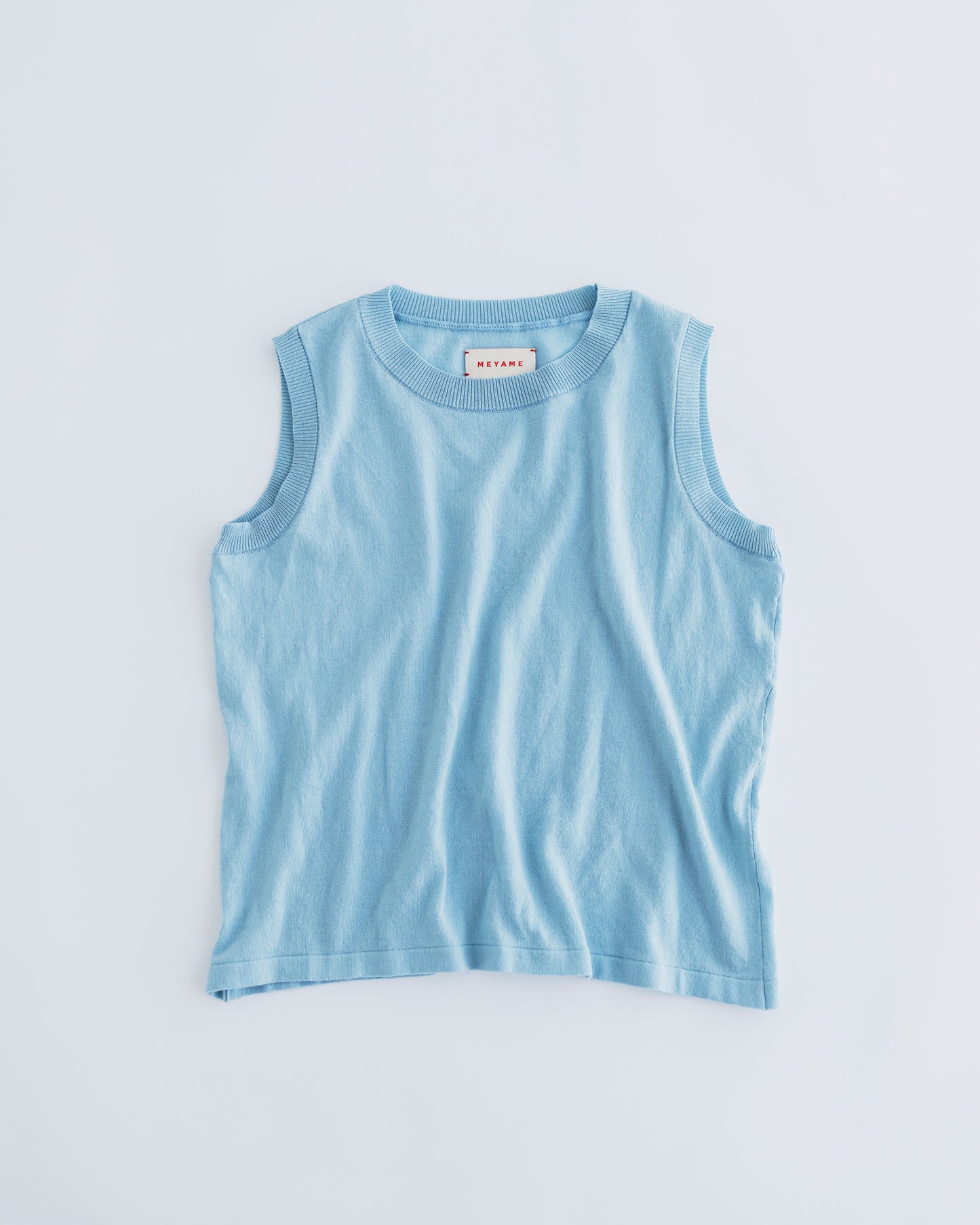 COTTON KNIT SLEEVELESS