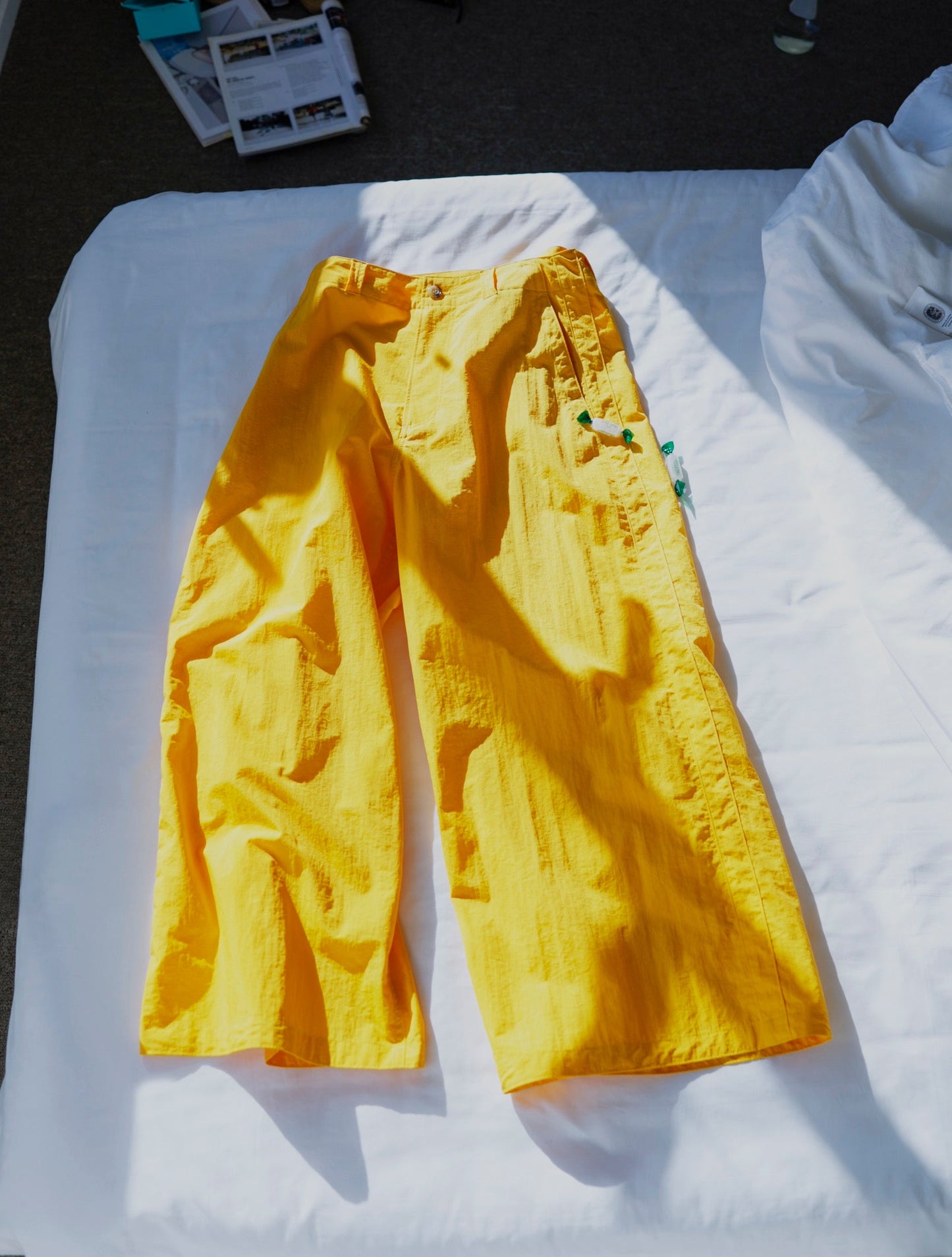 SIDE LINE WIDE PANTS (WATER REPELLENT)