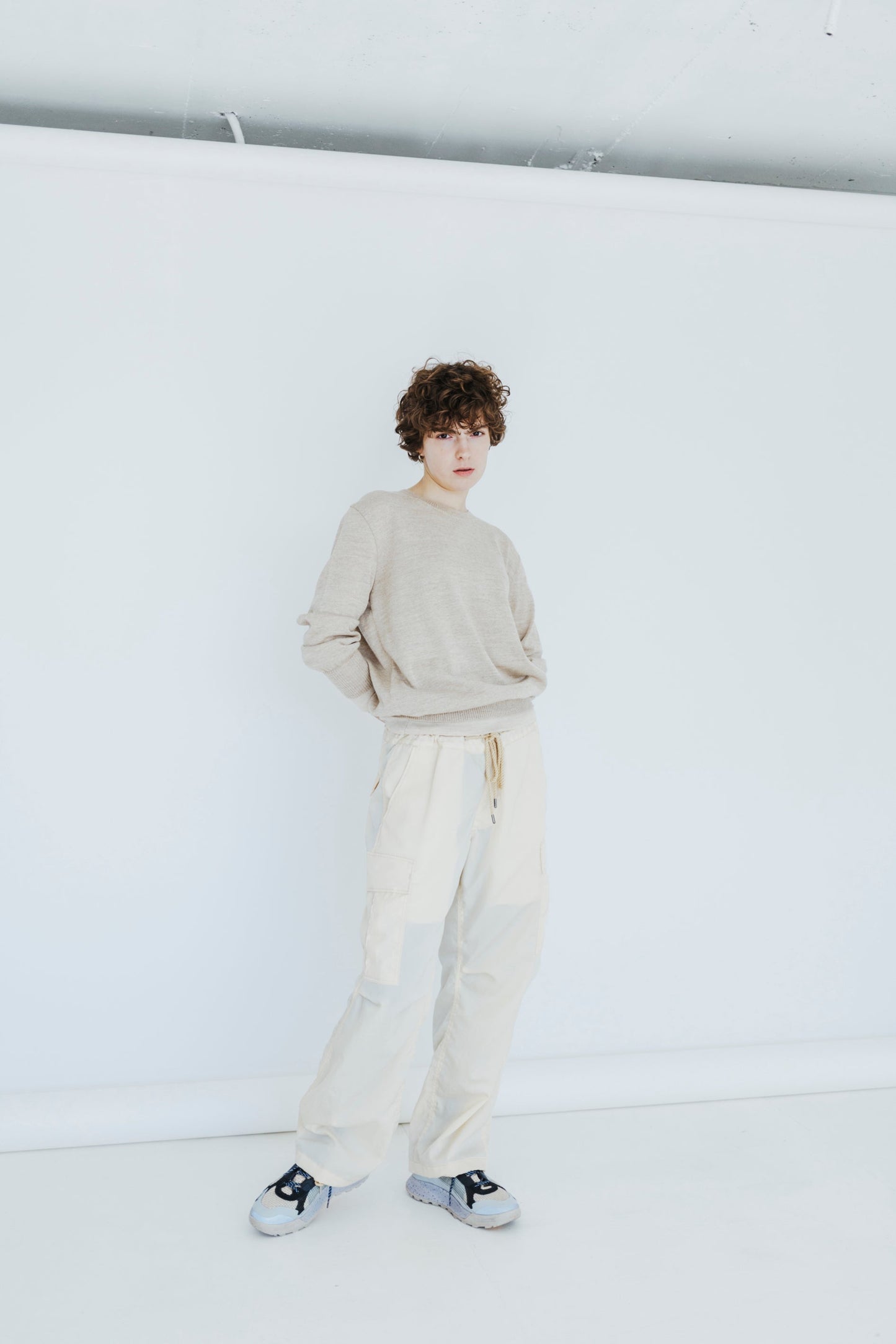 LAYERED CREW NECK KNIT
