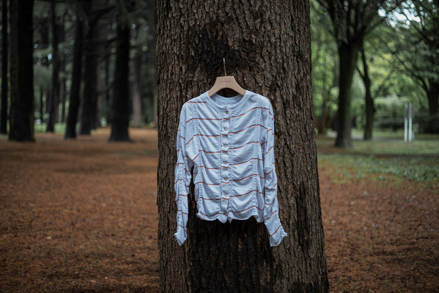 【Pre-order】TUCKED JACQUARD BORDER CARDIGAN / PULLOVER