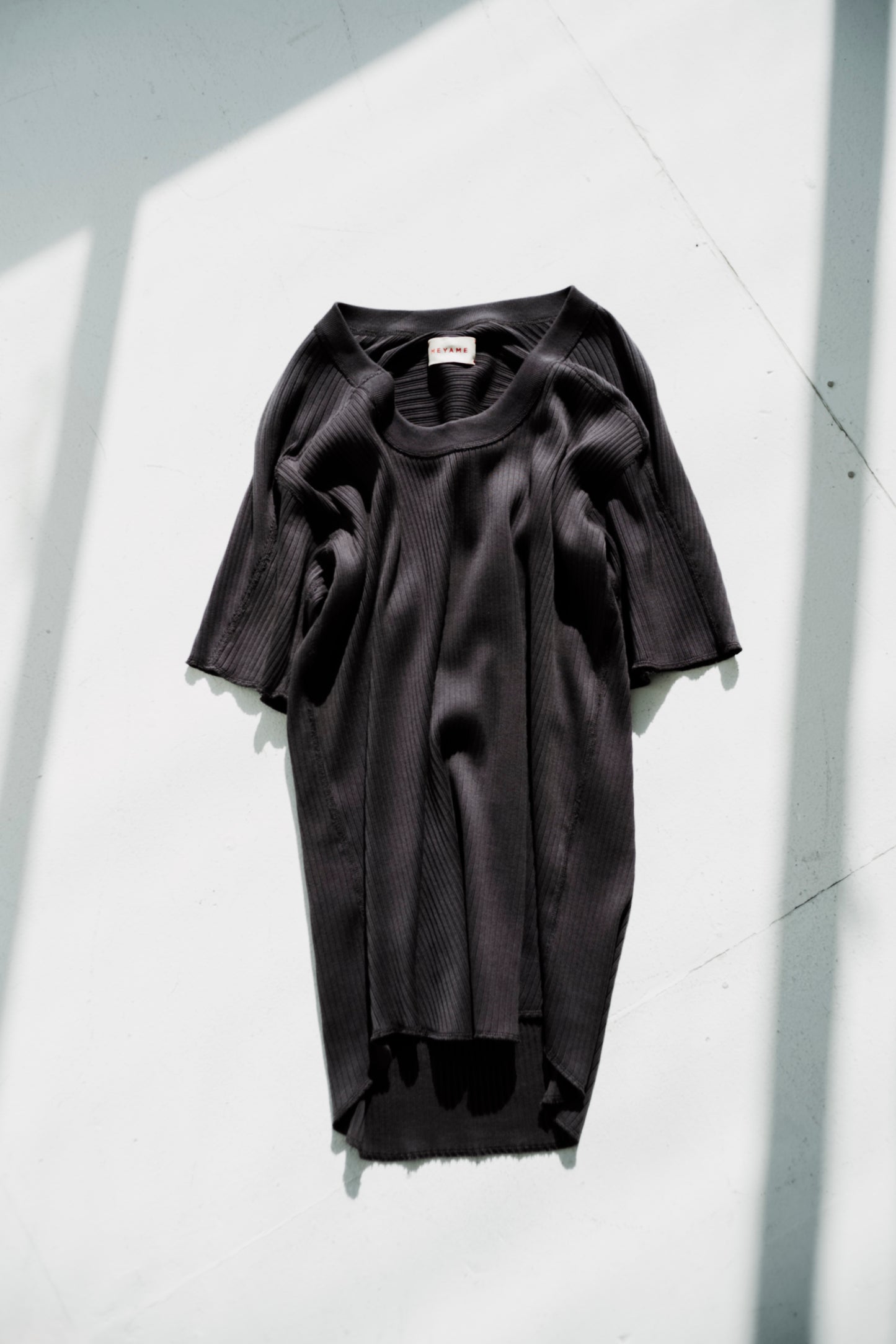 OBLONG NECK SHORT SLEEVE
