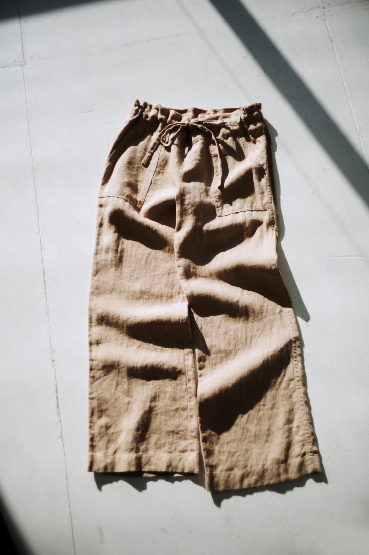 LINEN WIDE PANTS