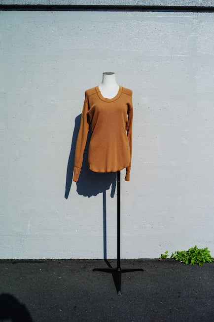 OBLONG NECK RIB PULLOVER