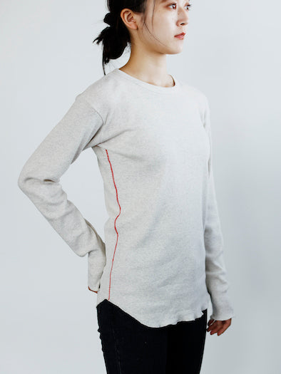 SIDE STITCH CREW NECK PULLOVER