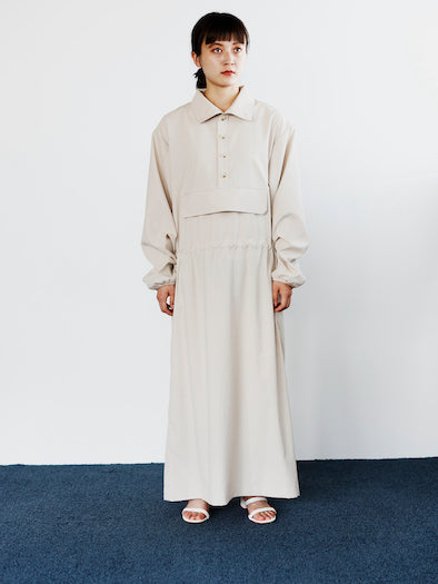 SNAP LONG DRESS