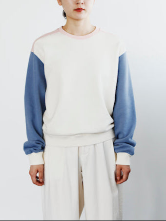 COLOR BLOCK SWEAT PULLOVER