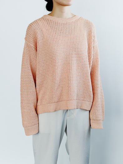 COTTON KNIT SHORT PULLOVER