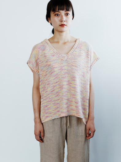 SILK BORDER VEST