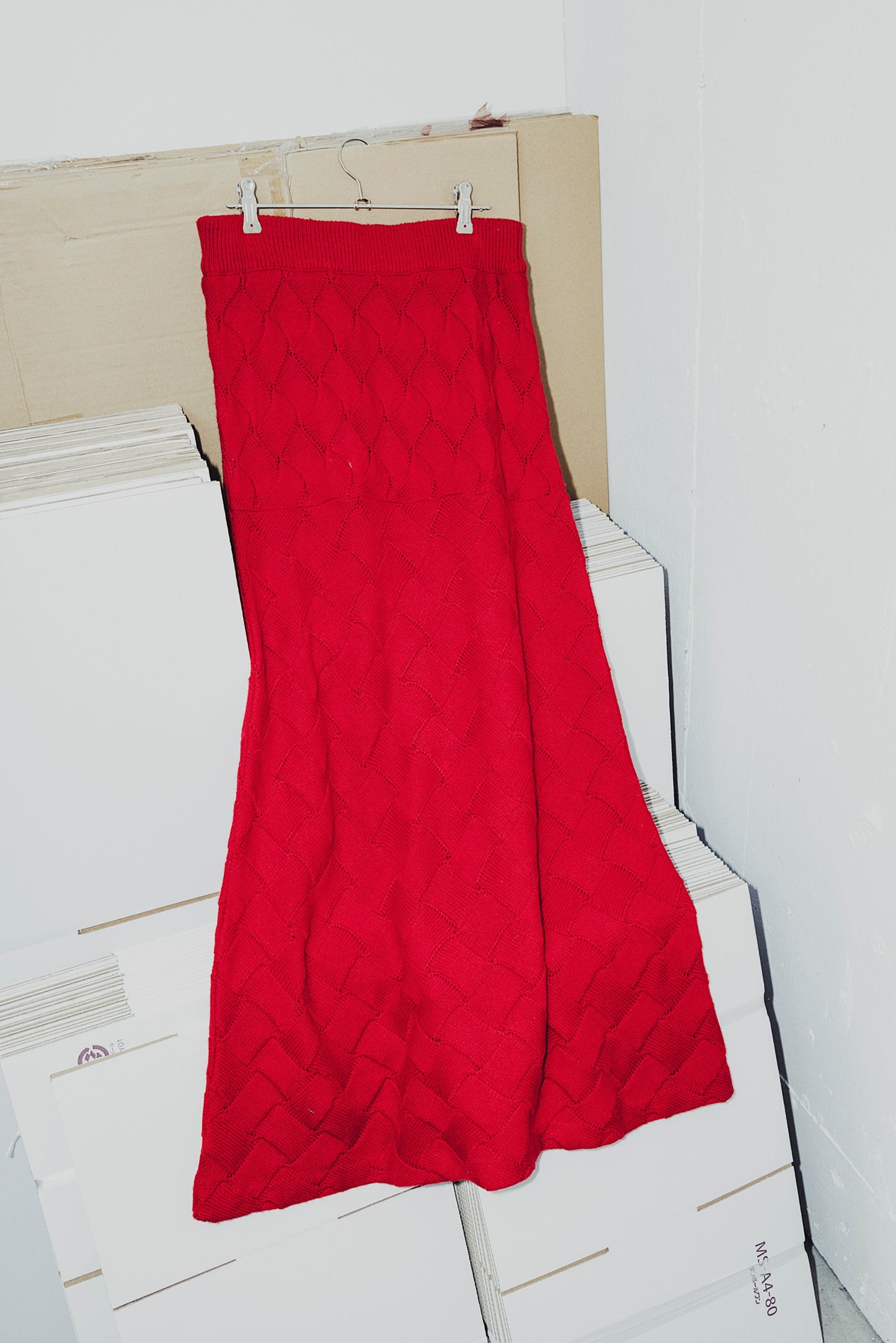 FLARE KNIT SKIRT