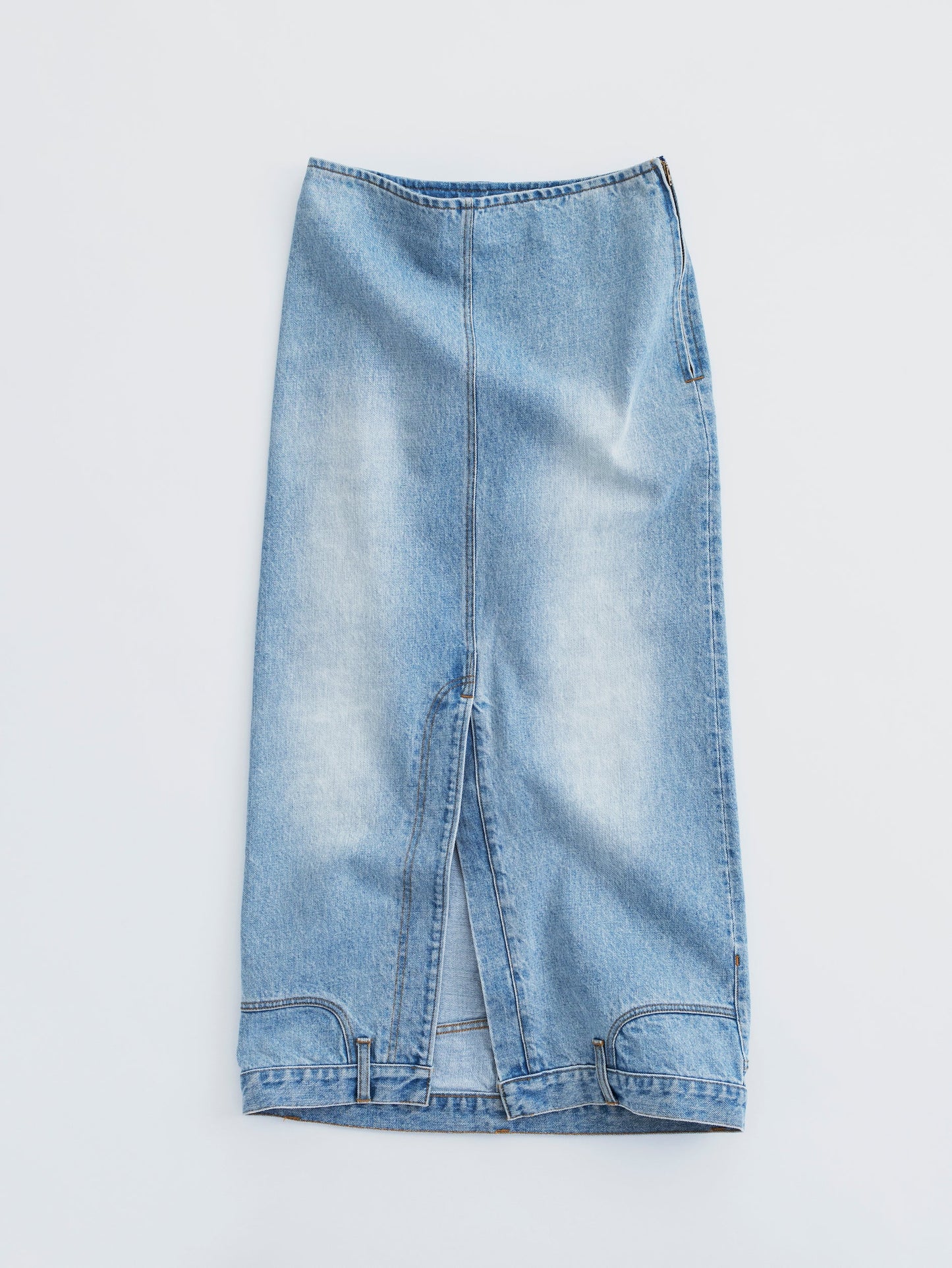 DENIME UPSIDE-DOWN SKIRT