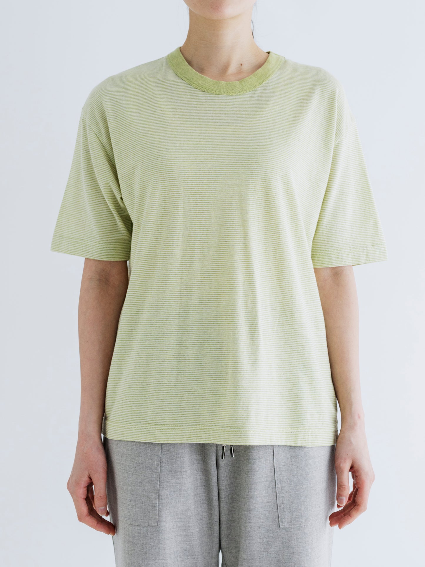 ORGANIC COTTON BORDER TEE