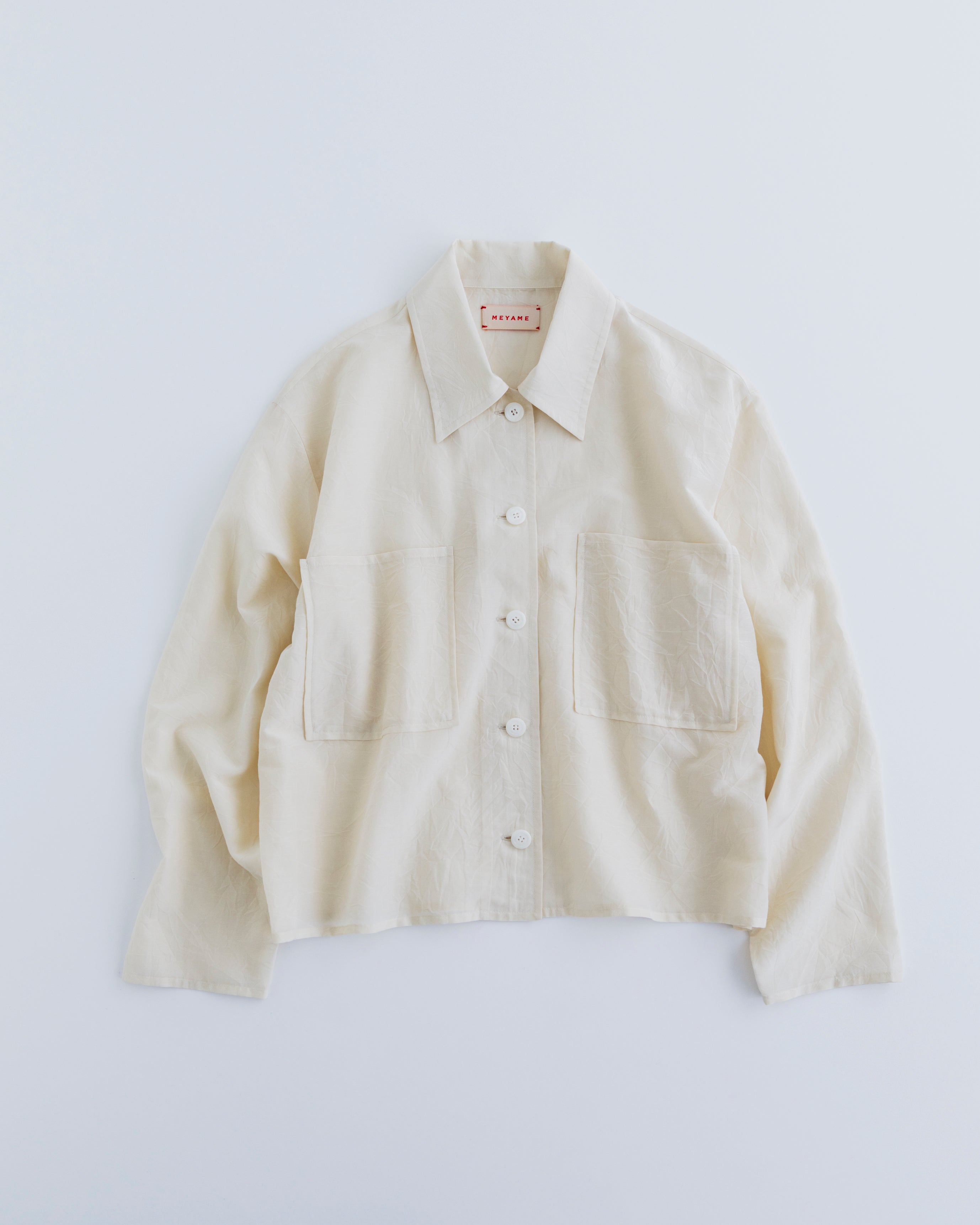 COTTON SILK SHORT JACKET – MEYAME