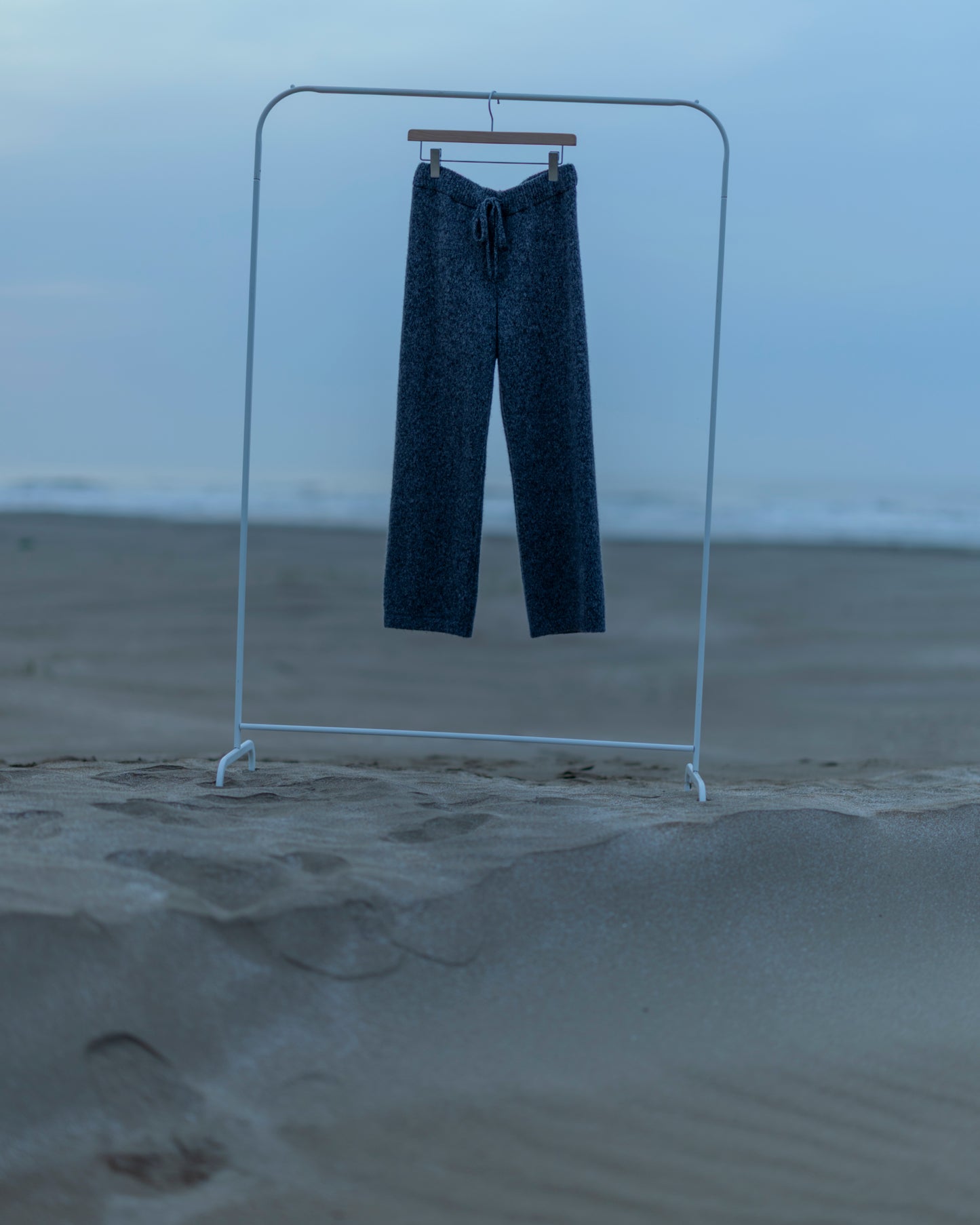 FLUFFY WOOL DOUBLE PANTS