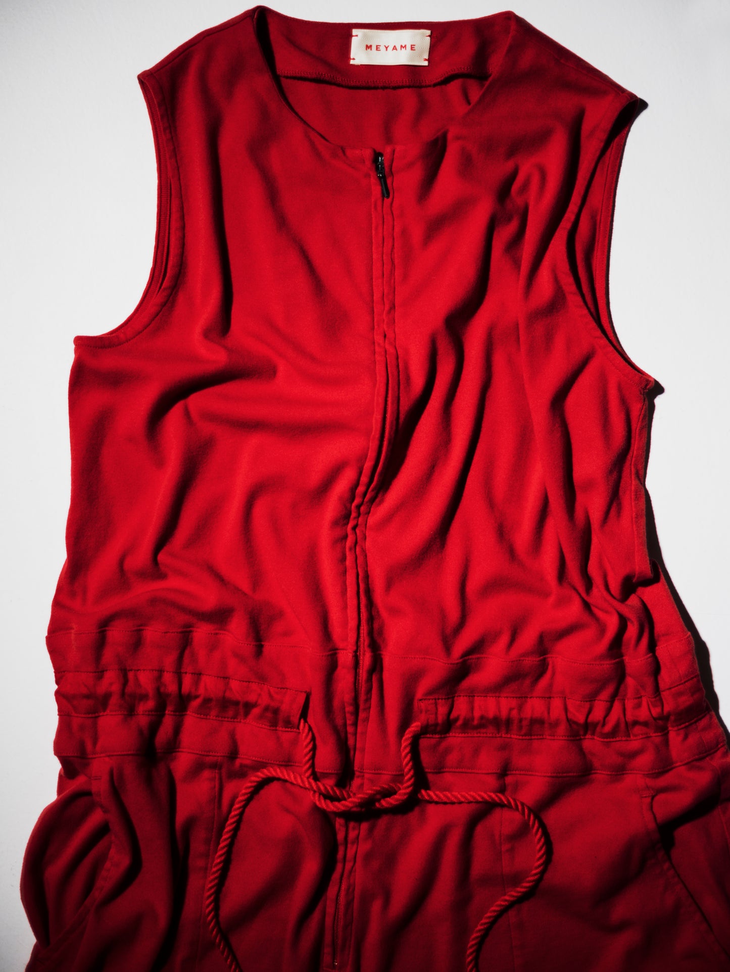 SLEEVELESS HALF ZIP ALL-IN-ONE