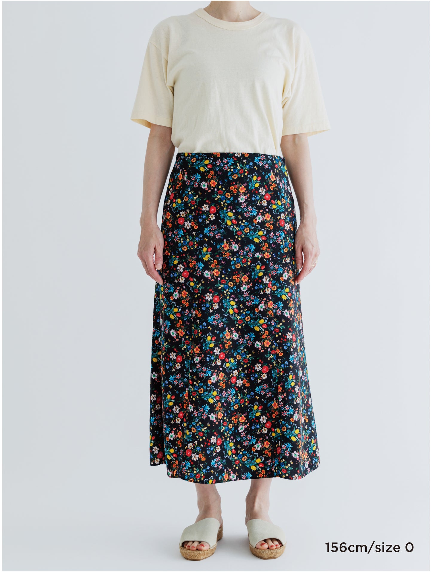 【NEW COLOR / WHITE】BEAUTIFUL SKIRT (FLOWER)