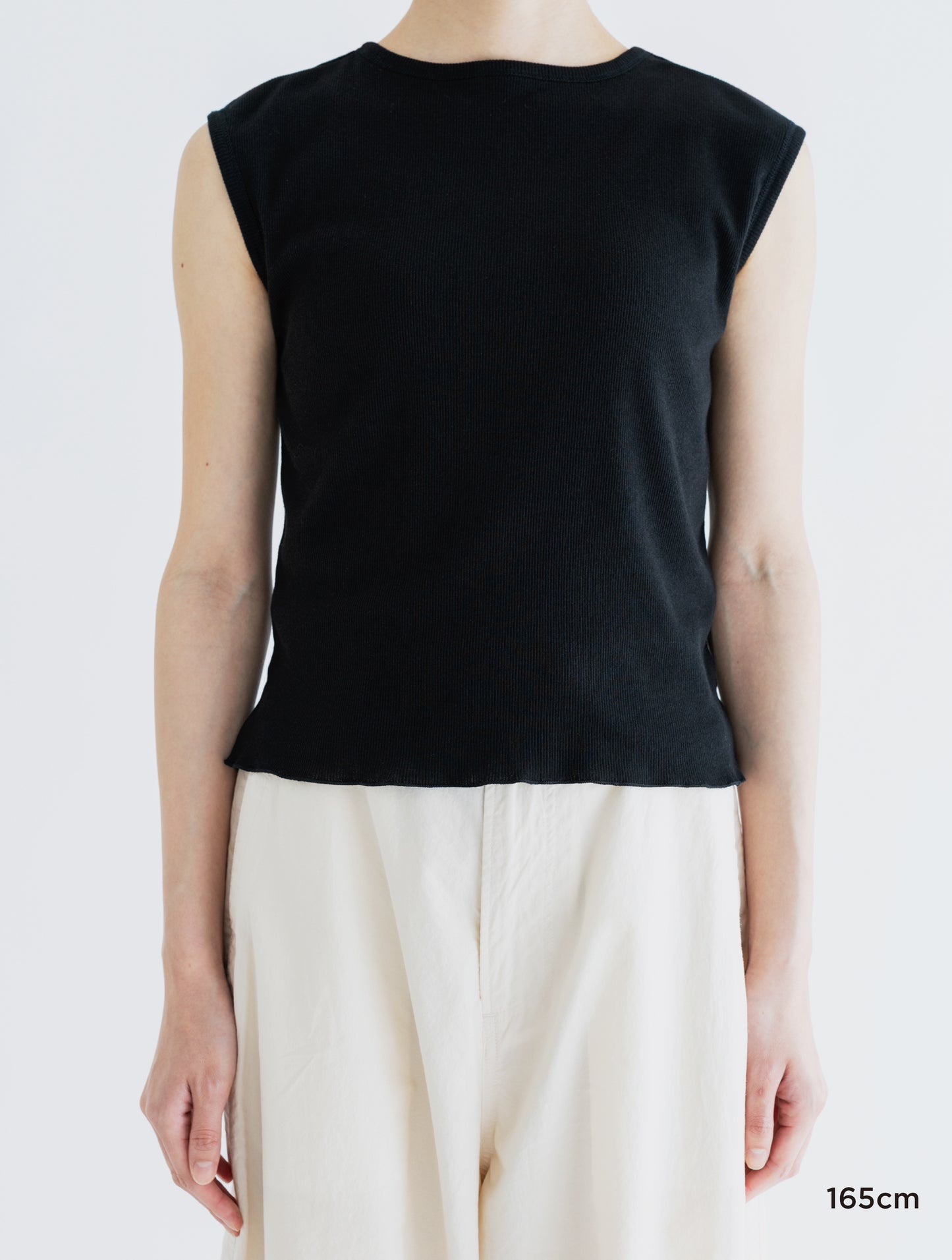 SOFT RIB SLEEVELESS