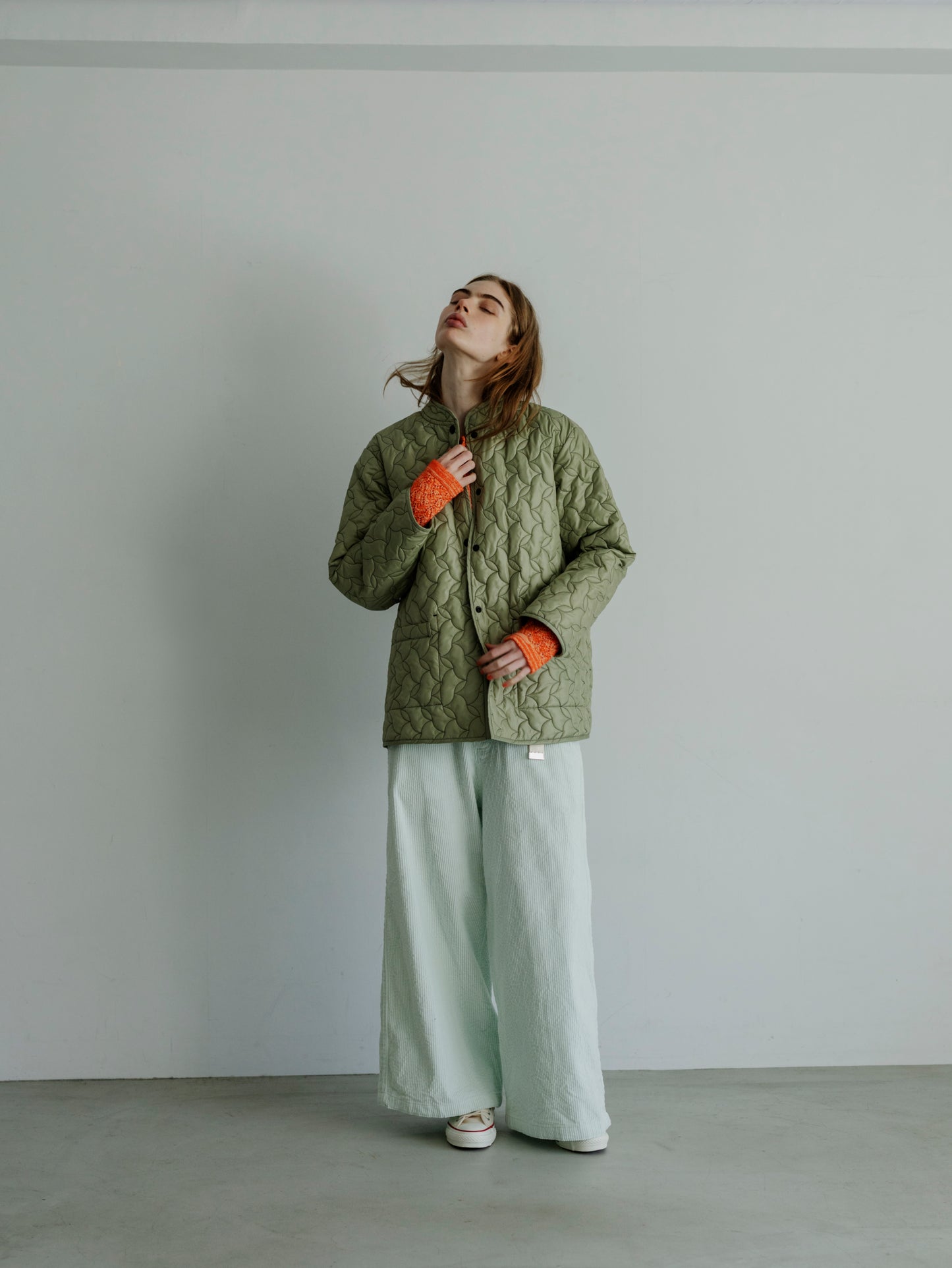【Pre-order】CORDUROY SIDE LINE WIDE PANTS