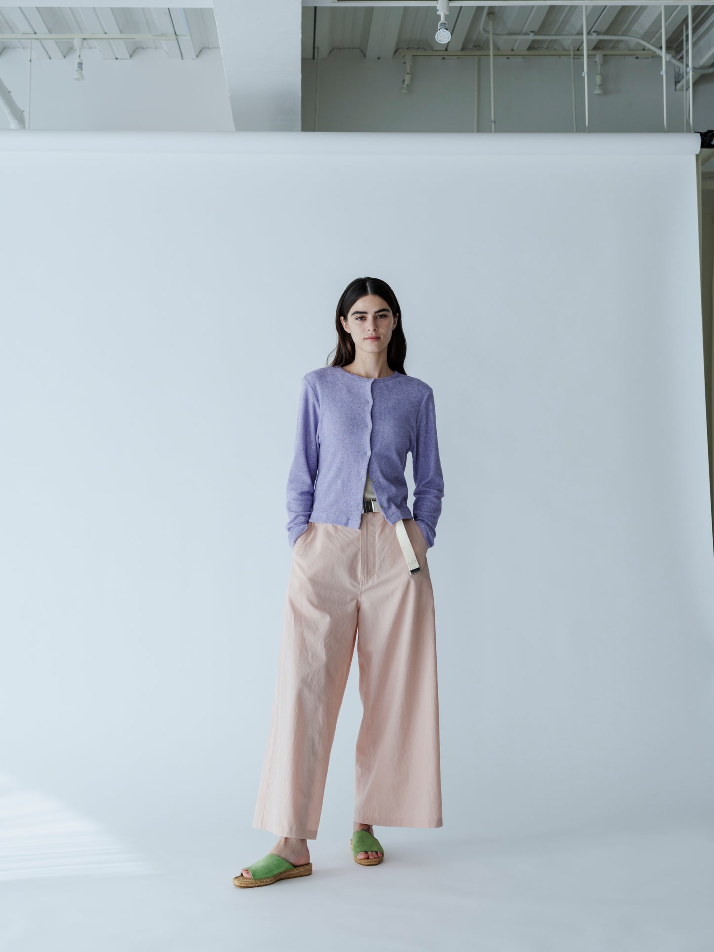 SIDE LINE WIDE PANTS