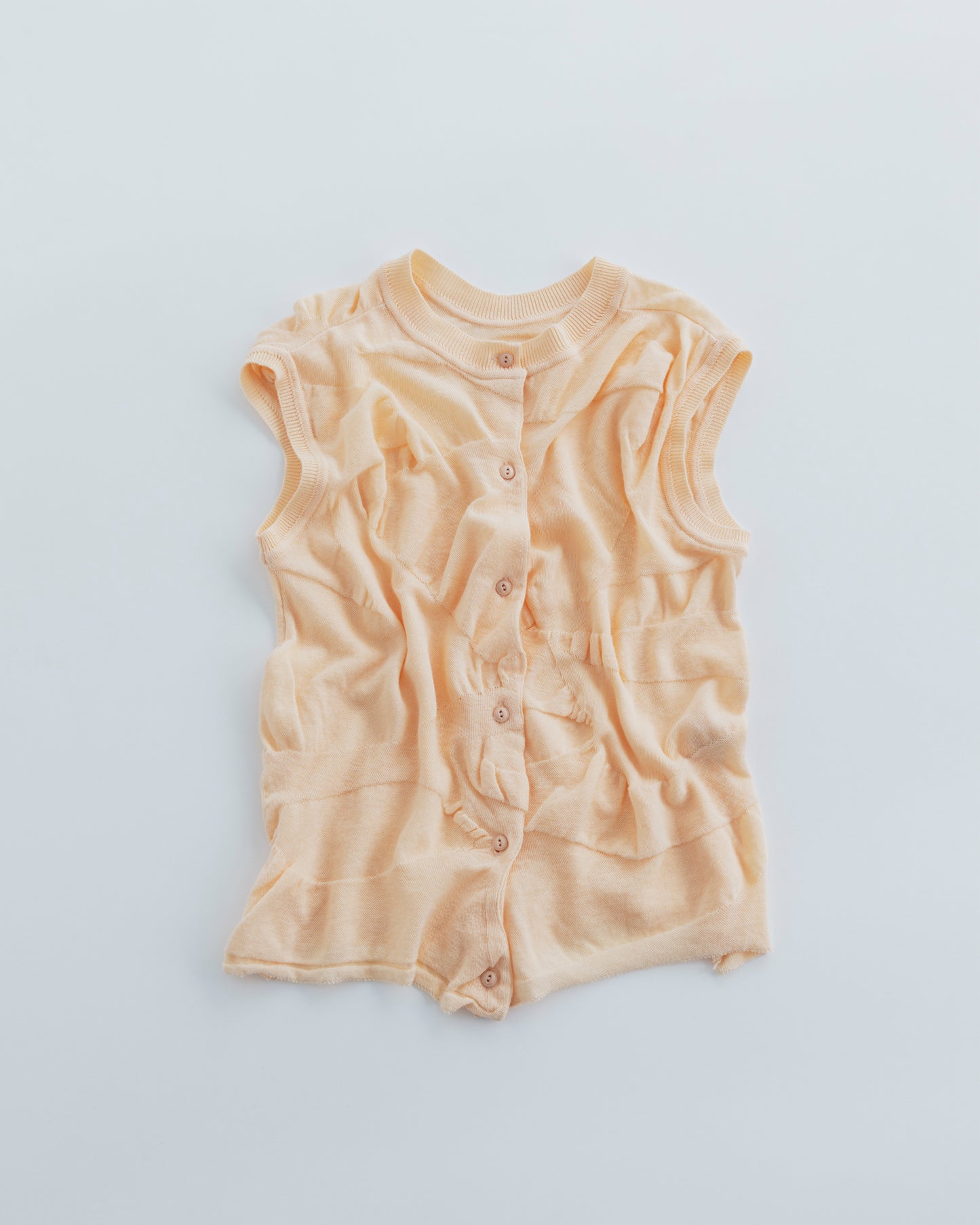 LIGHT KNIT FRONT&BACK SLEEVELESS